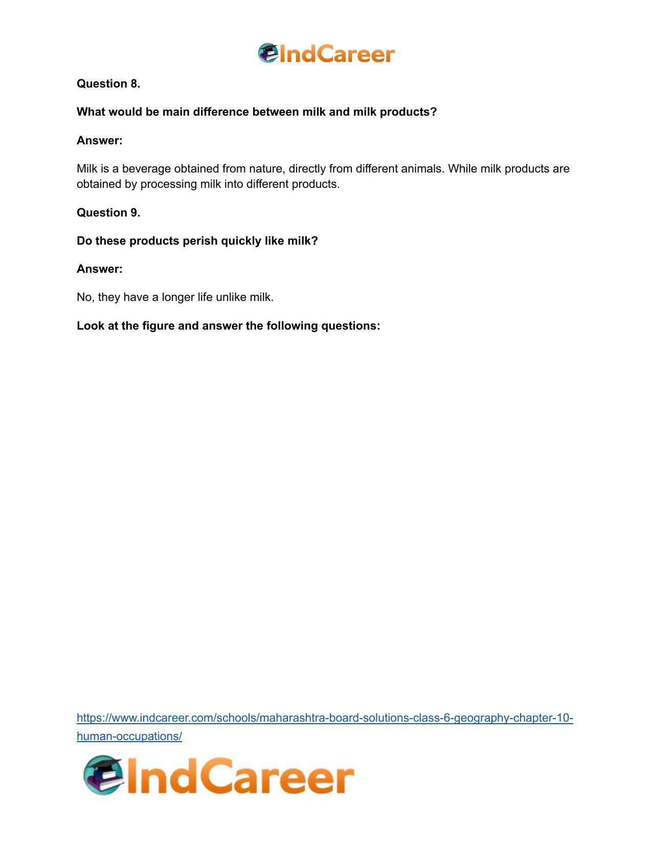 Maharashtra Board Solutions Class 6-Geography: Chapter 10- Human Occupations - Page 8