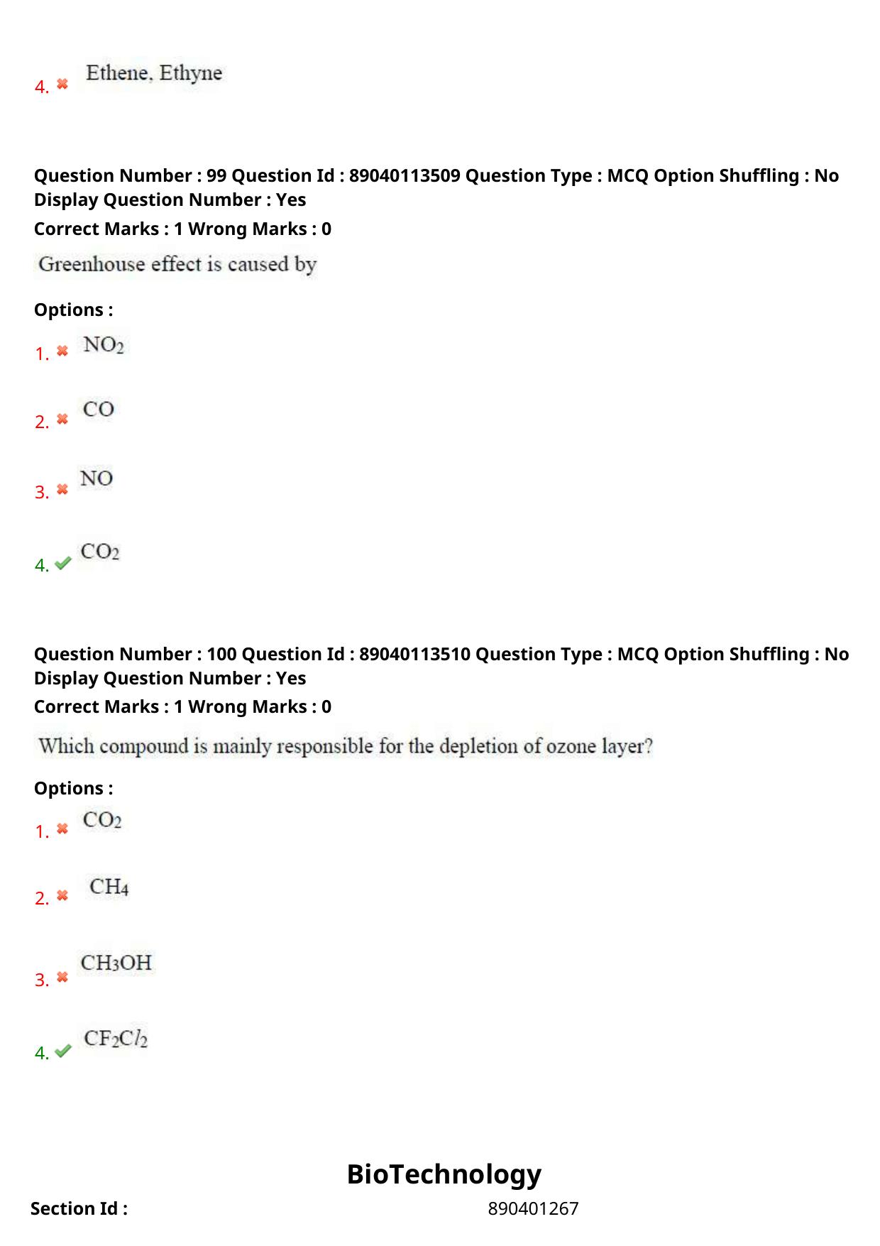 AP ECET 2025 Biotechnology 06th May 2025 (Shift 1) Question Paper wth Key - Page 47