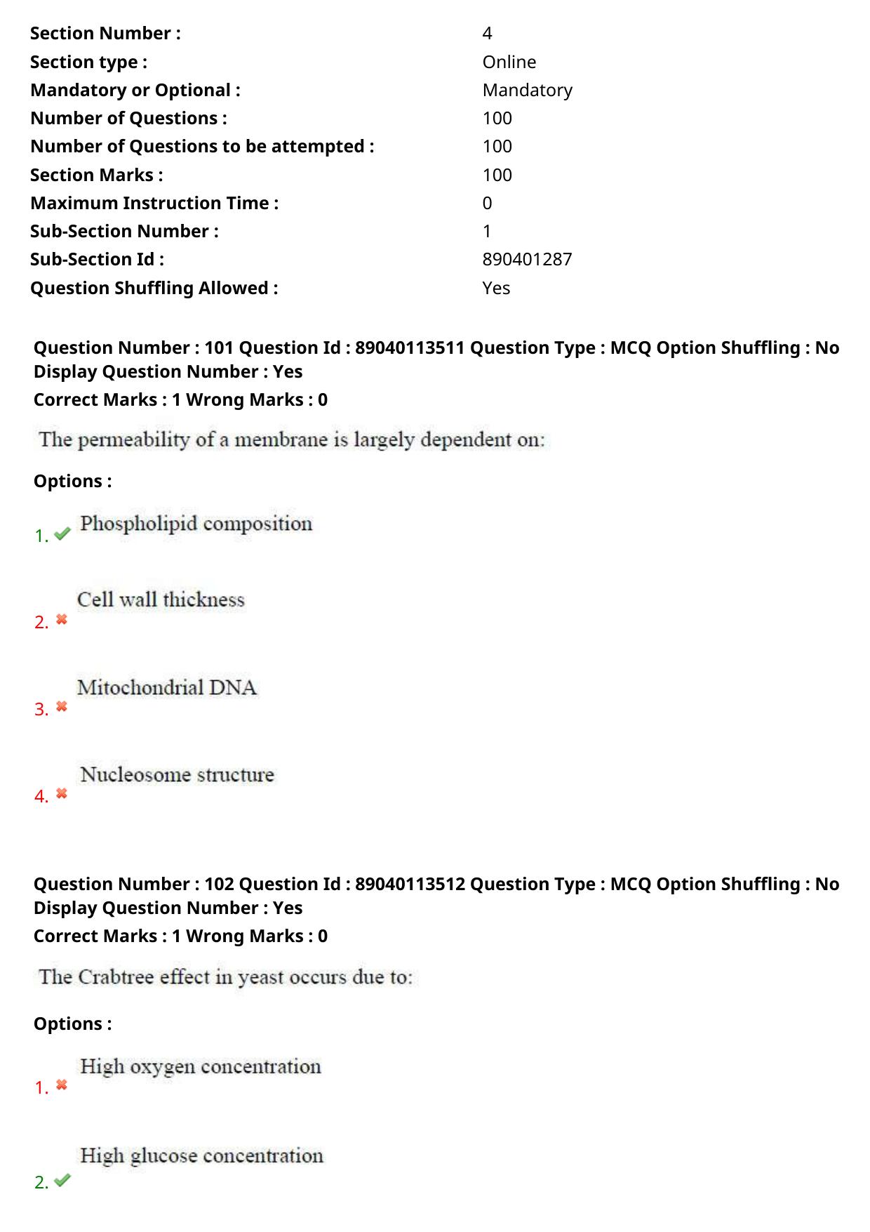 AP ECET 2025 Biotechnology 06th May 2025 (Shift 1) Question Paper wth Key - Page 48