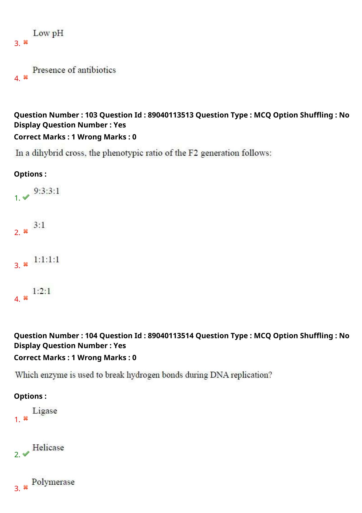 AP ECET 2025 Biotechnology 06th May 2025 (Shift 1) Question Paper wth Key - Page 49