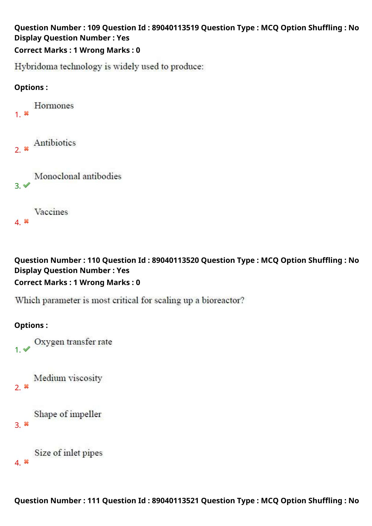AP ECET 2025 Biotechnology 06th May 2025 (Shift 1) Question Paper wth Key - Page 52