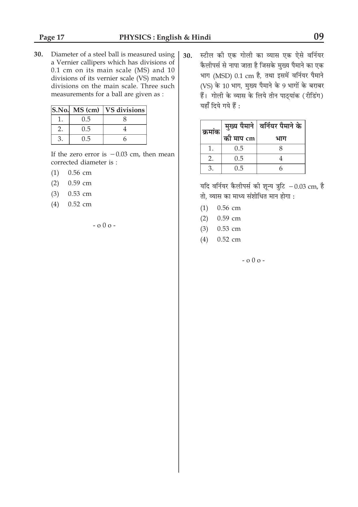 JEE Main 2015 Question Papers (Online) Day 1 - Page 17