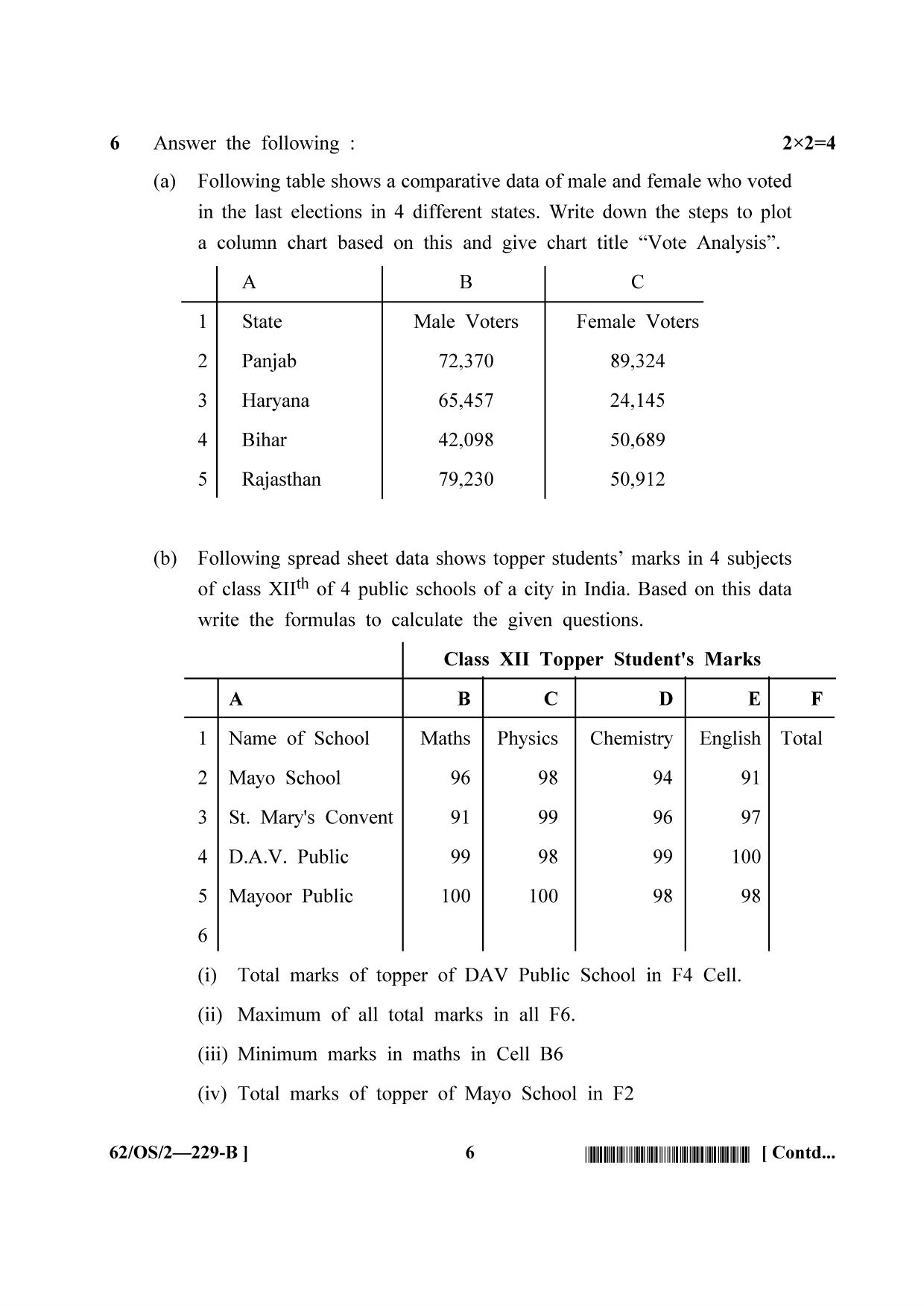 NIOS October 2021 Class 10 Data Entry Operations Question Paper - Page 14