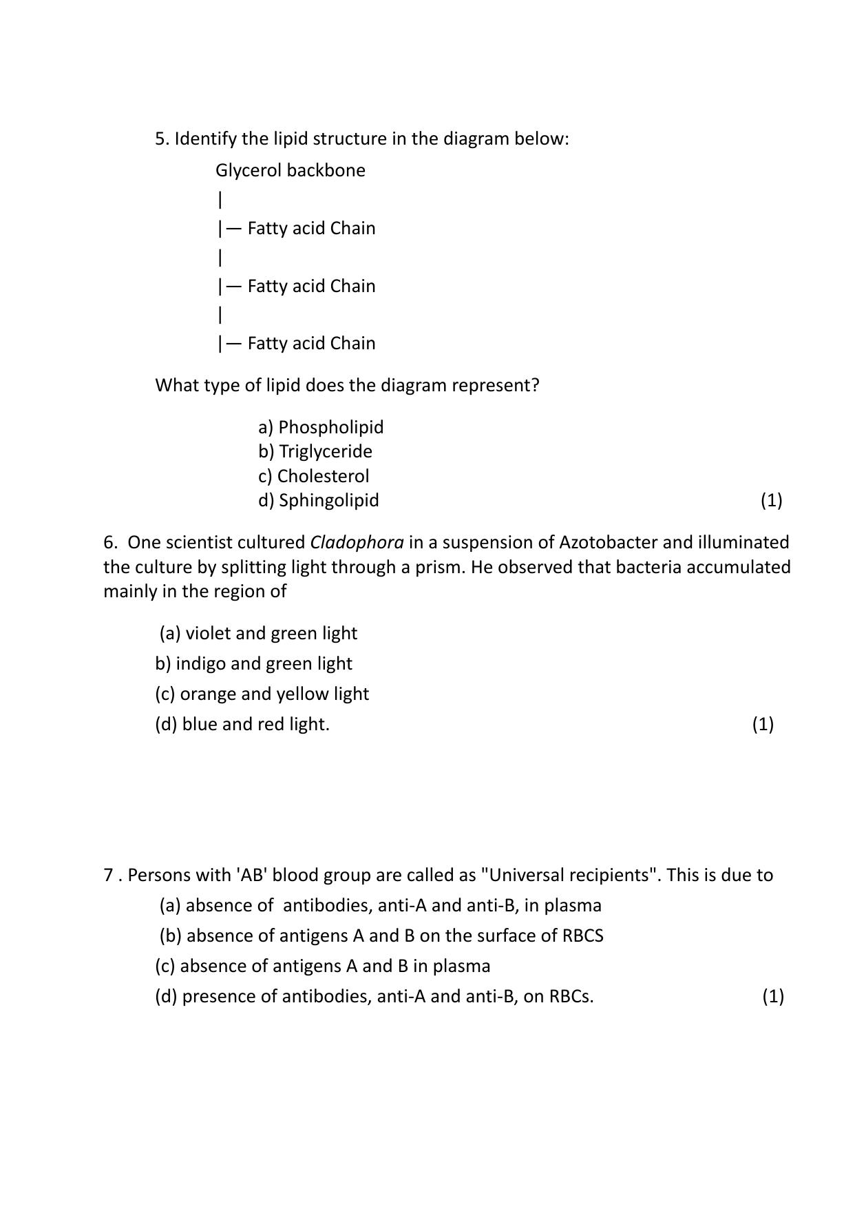 HPBOSE Class 11th Biology Sample Question Papers 2025 - Page 2