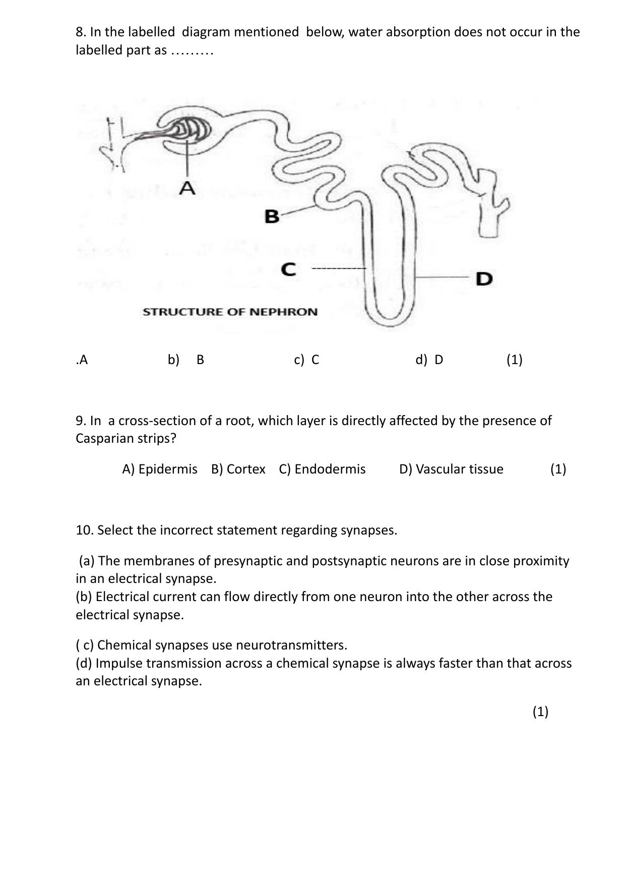 HPBOSE Class 11th Biology Sample Question Papers 2025 - Page 3