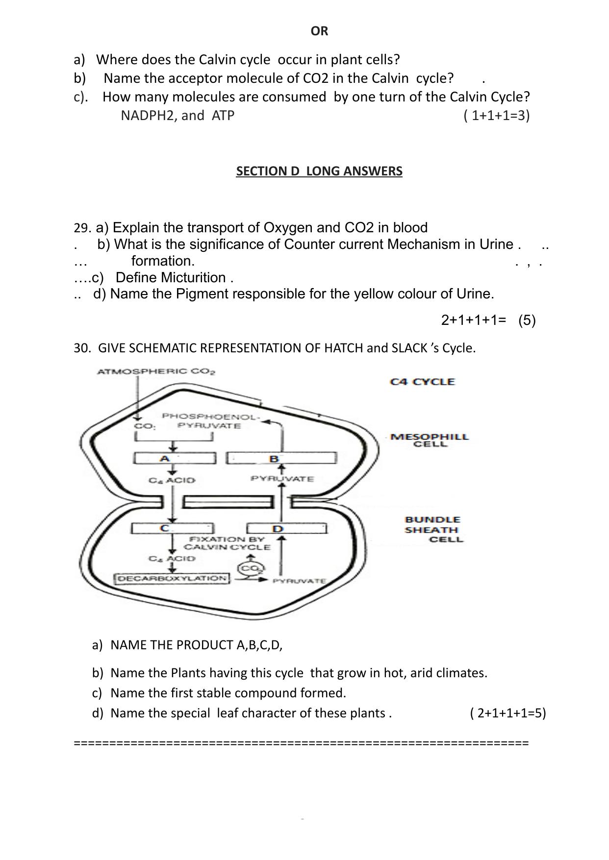 HPBOSE Class 11th Biology Sample Question Papers 2025 - Page 6