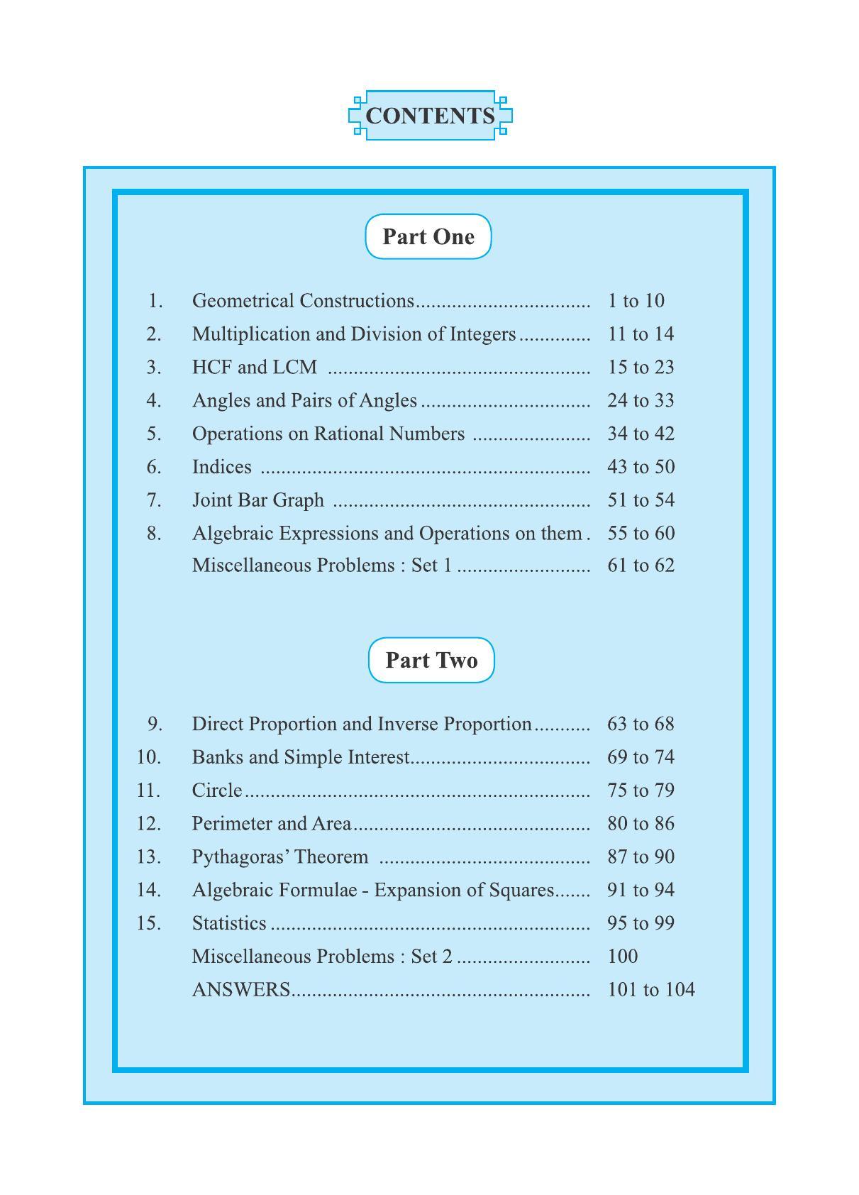 Maharashtra Board Class 7 Maths Textbook - Page 10
