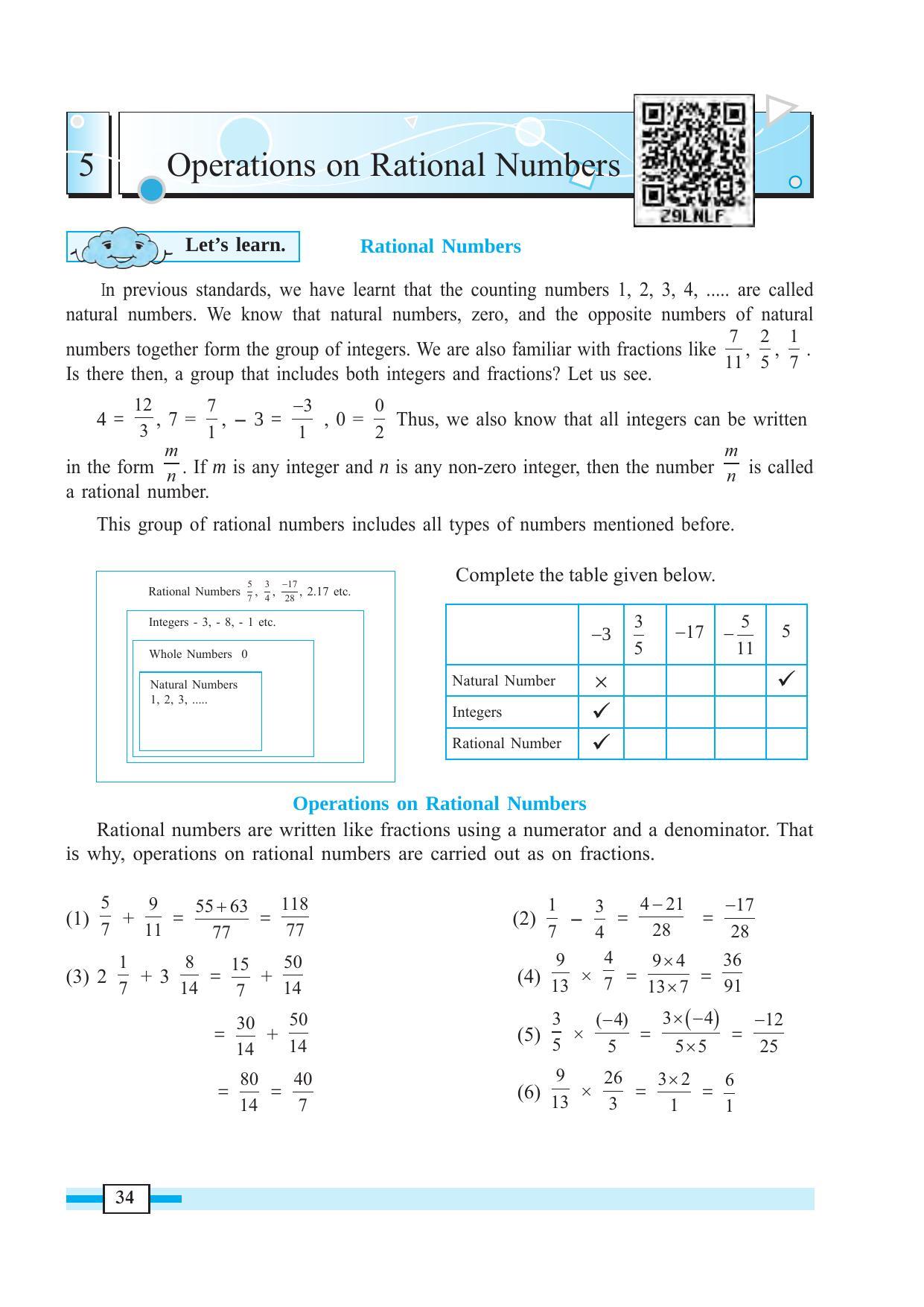 Maharashtra Board Class 7 Maths Textbook - Page 44