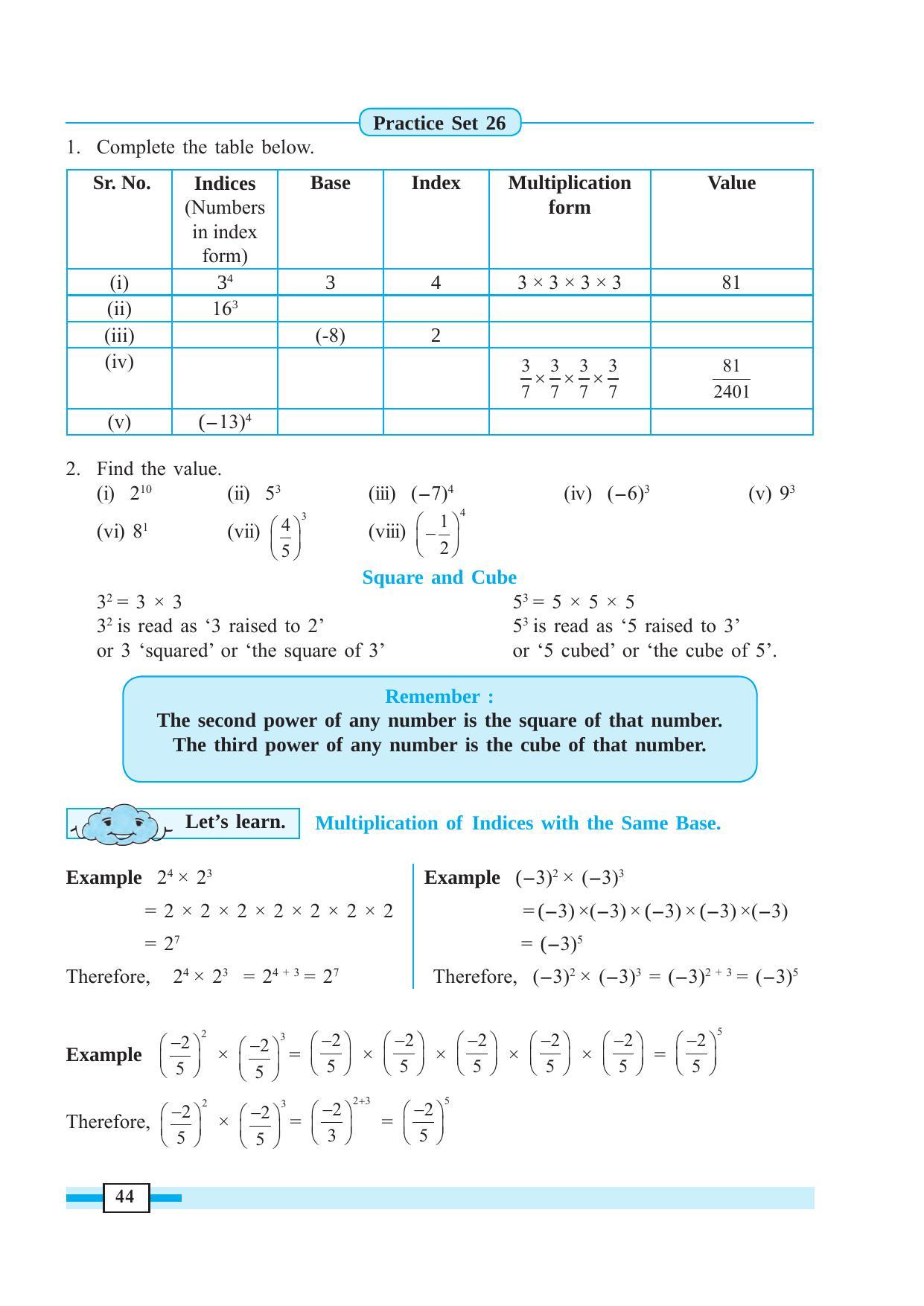 Maharashtra Board Class 7 Maths Textbook - Page 54