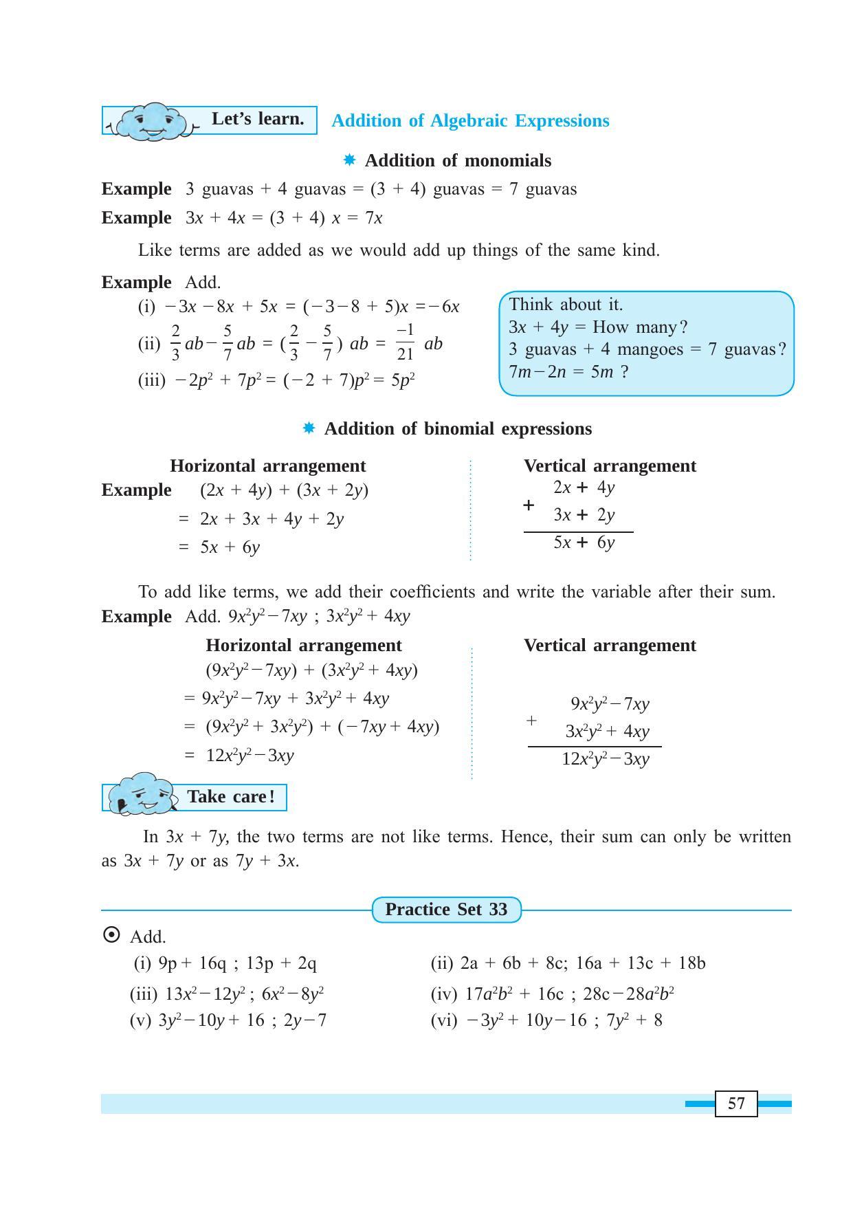 Maharashtra Board Class 7 Maths Textbook - Page 67