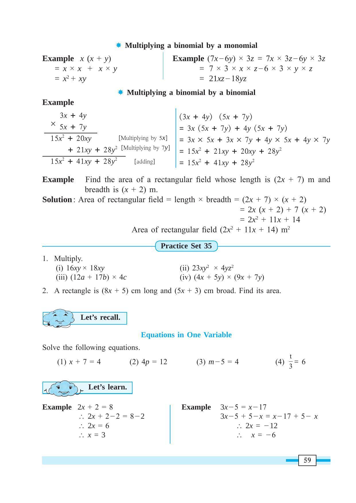 Maharashtra Board Class 7 Maths Textbook - Page 69