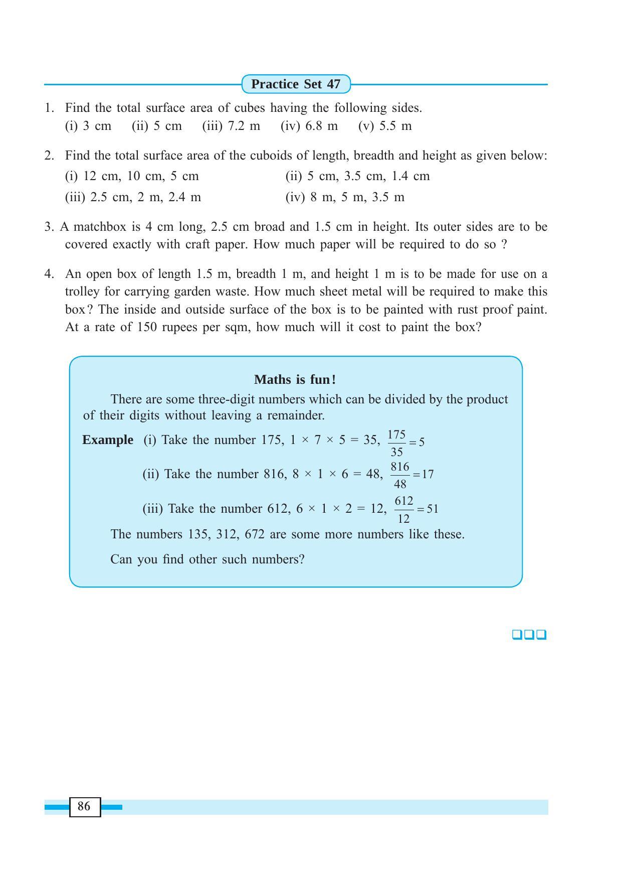 Maharashtra Board Class 7 Maths Textbook - Page 96