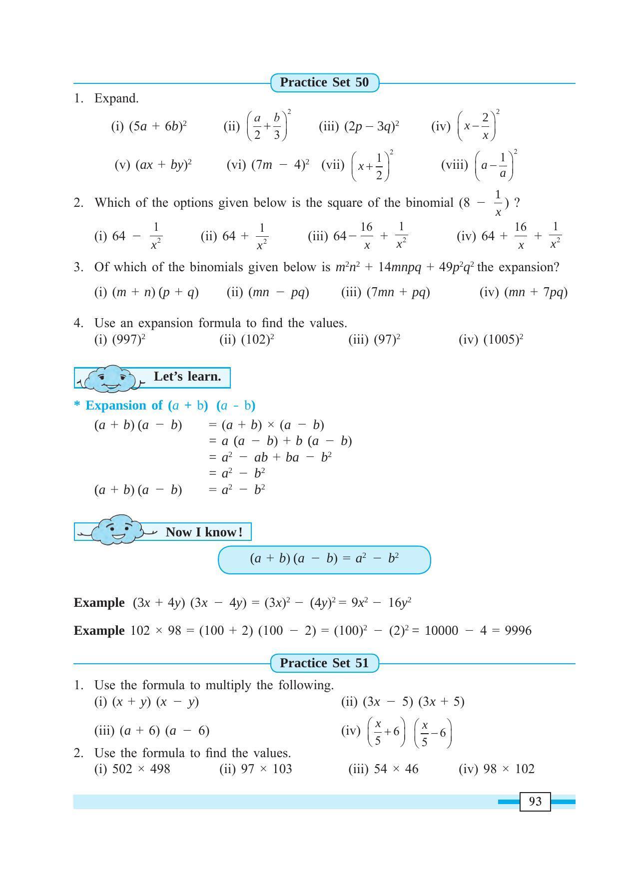 Maharashtra Board Class 7 Maths Textbook - Page 103
