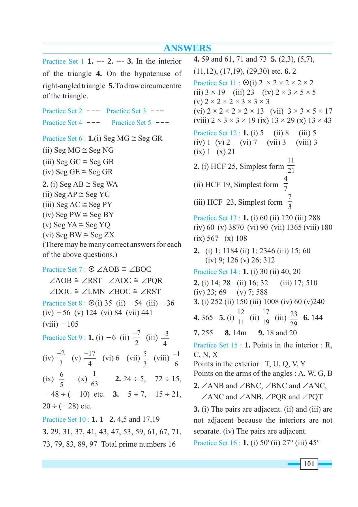 Maharashtra Board Class 7 Maths Textbook - Page 111