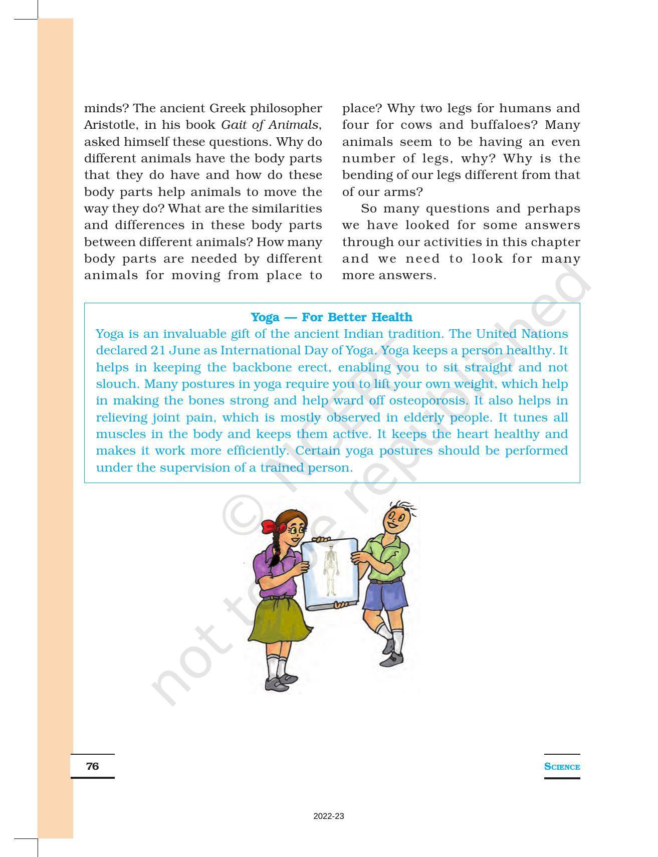 NCERT Book for Class 6 Science: Chapter 8-Body Movement - Page 11