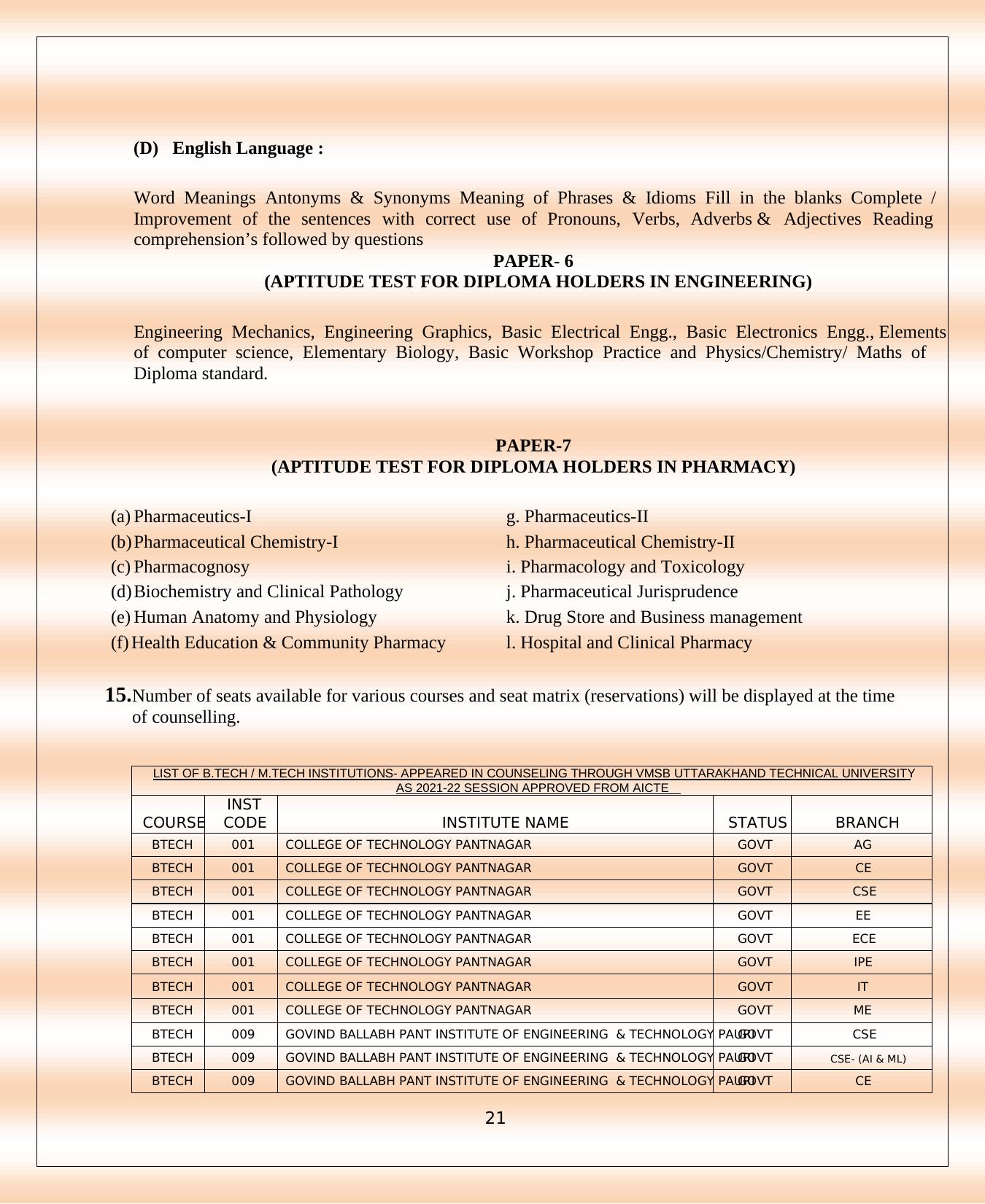 UKSEE Syllabus - Page 9