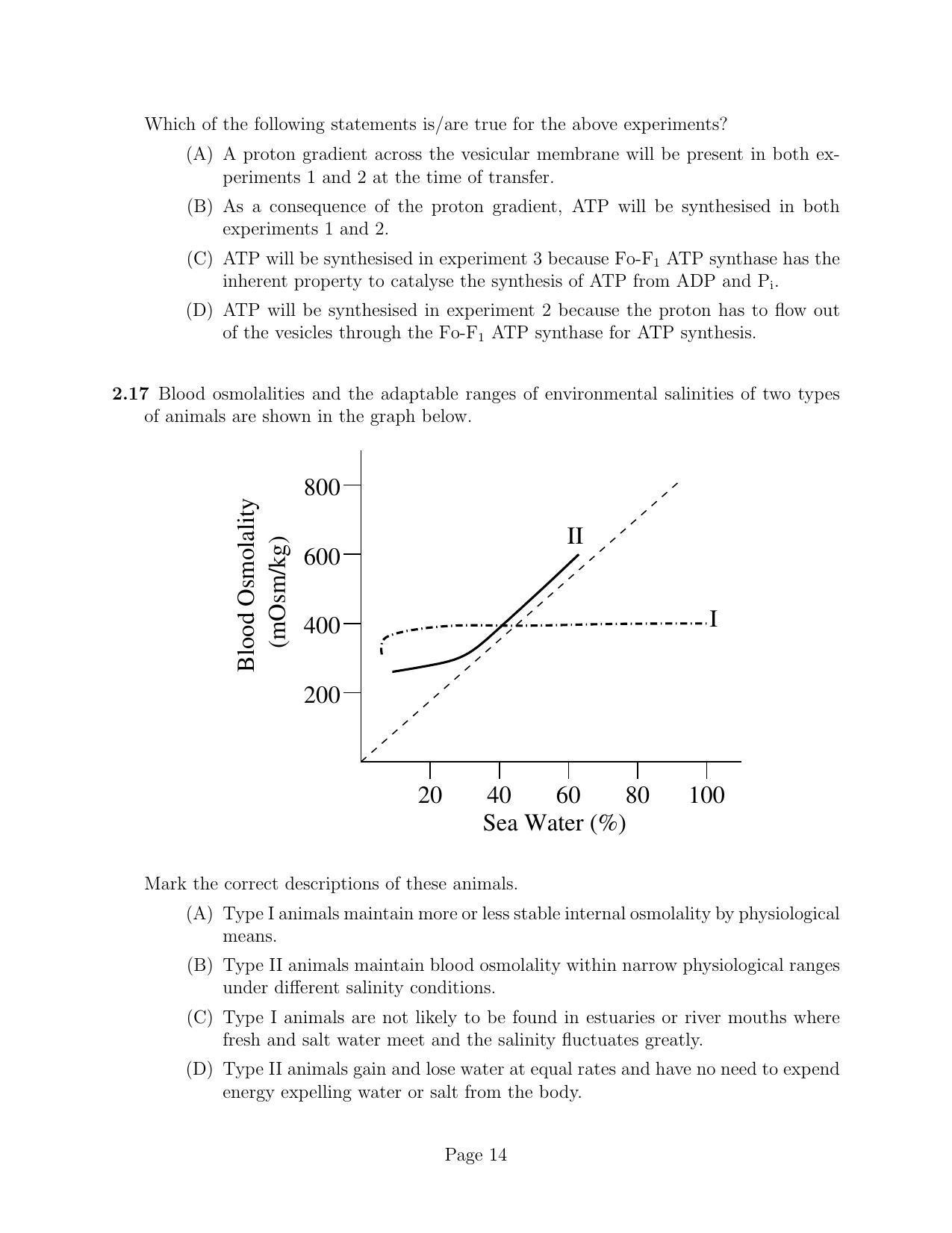 NEST 2010 Question Paper - Page 14