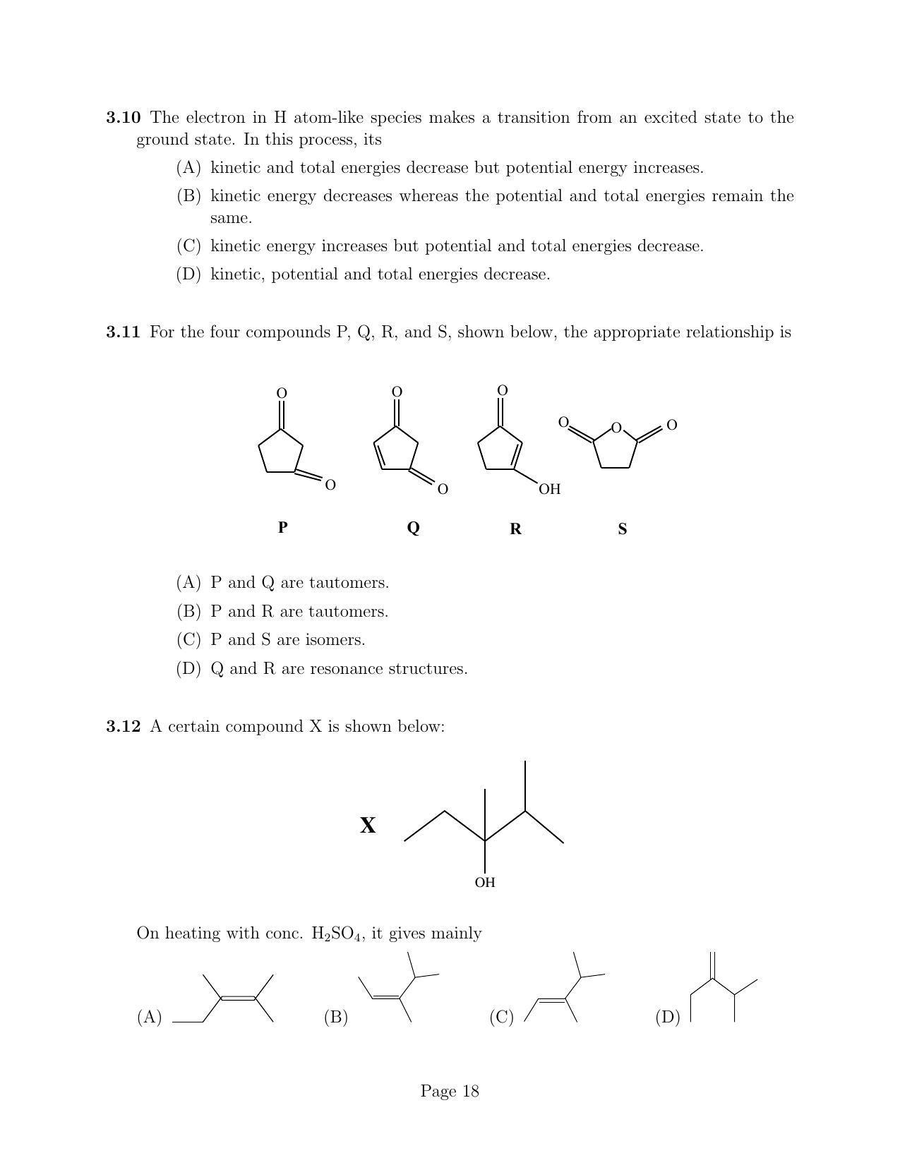 NEST 2010 Question Paper - Page 18