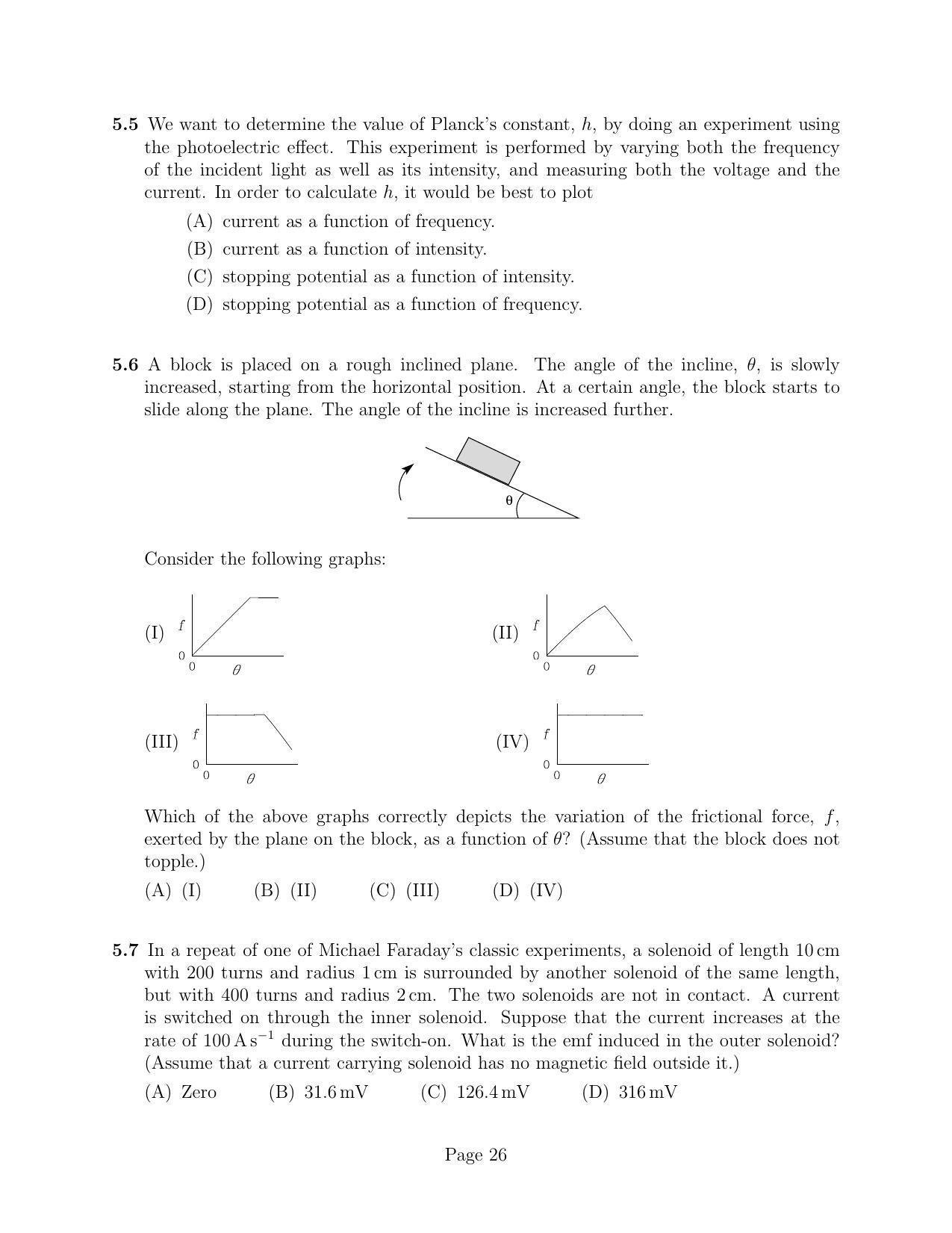 NEST 2010 Question Paper - Page 26
