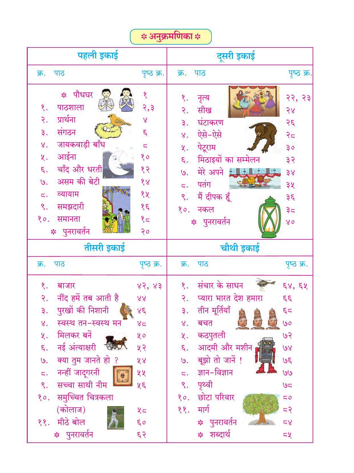 Maharashtra Board Class 4 Hindi Balbharati (Hindi Medium) Textbook - Page 10