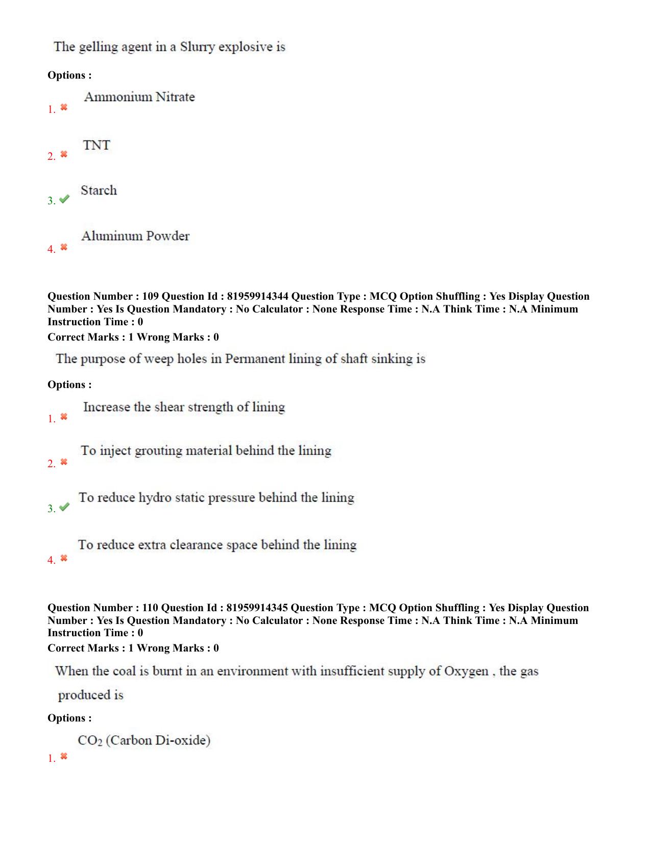 TS ECET 2022 Mining Engineering Question Paper - Page 50