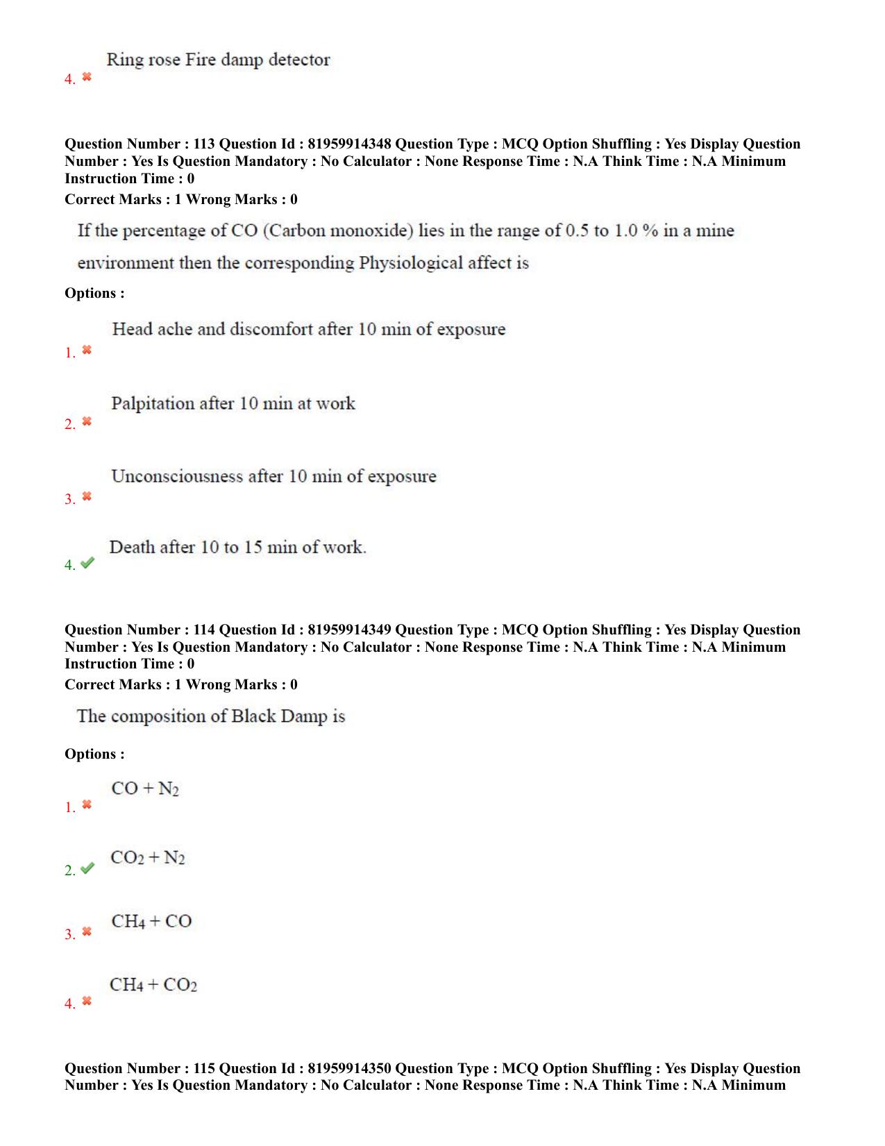 TS ECET 2022 Mining Engineering Question Paper - Page 52