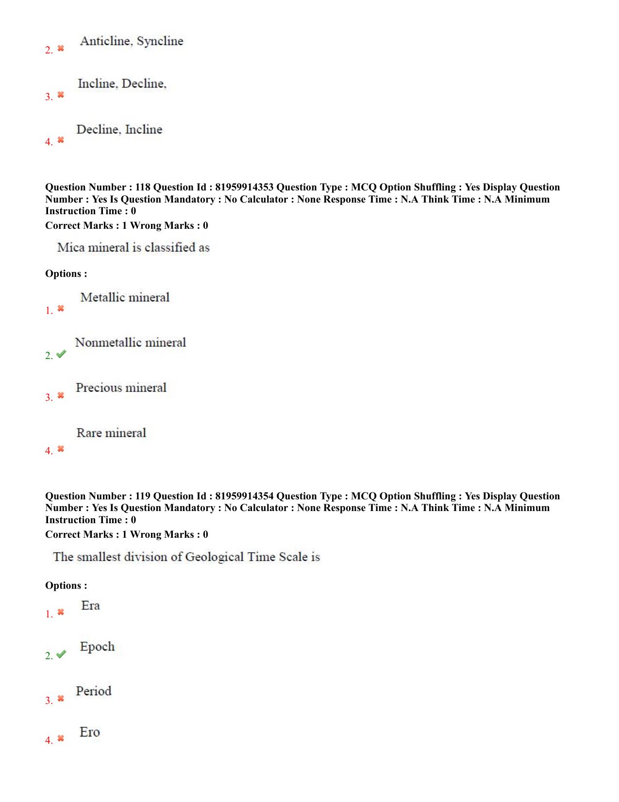 TS ECET 2022 Mining Engineering Question Paper - Page 54