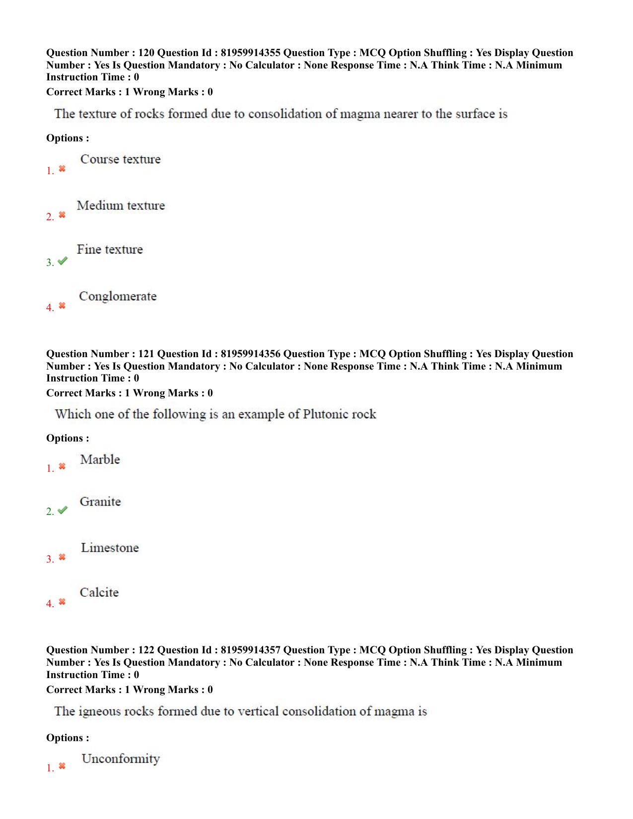 TS ECET 2022 Mining Engineering Question Paper - Page 55