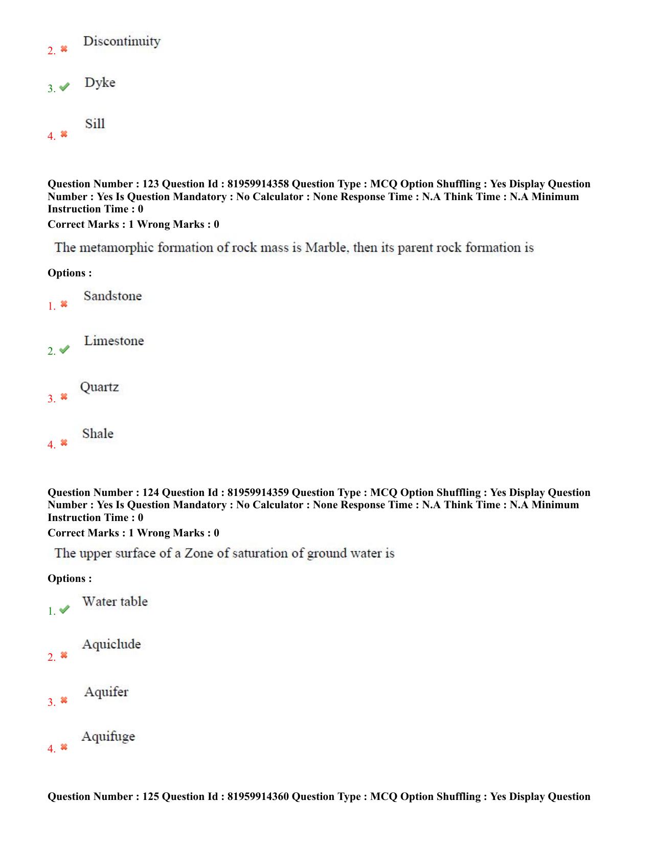 TS ECET 2022 Mining Engineering Question Paper - Page 56