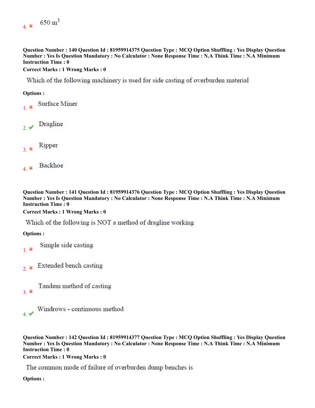 TS ECET 2022 Mining Engineering Question Paper - Page 64