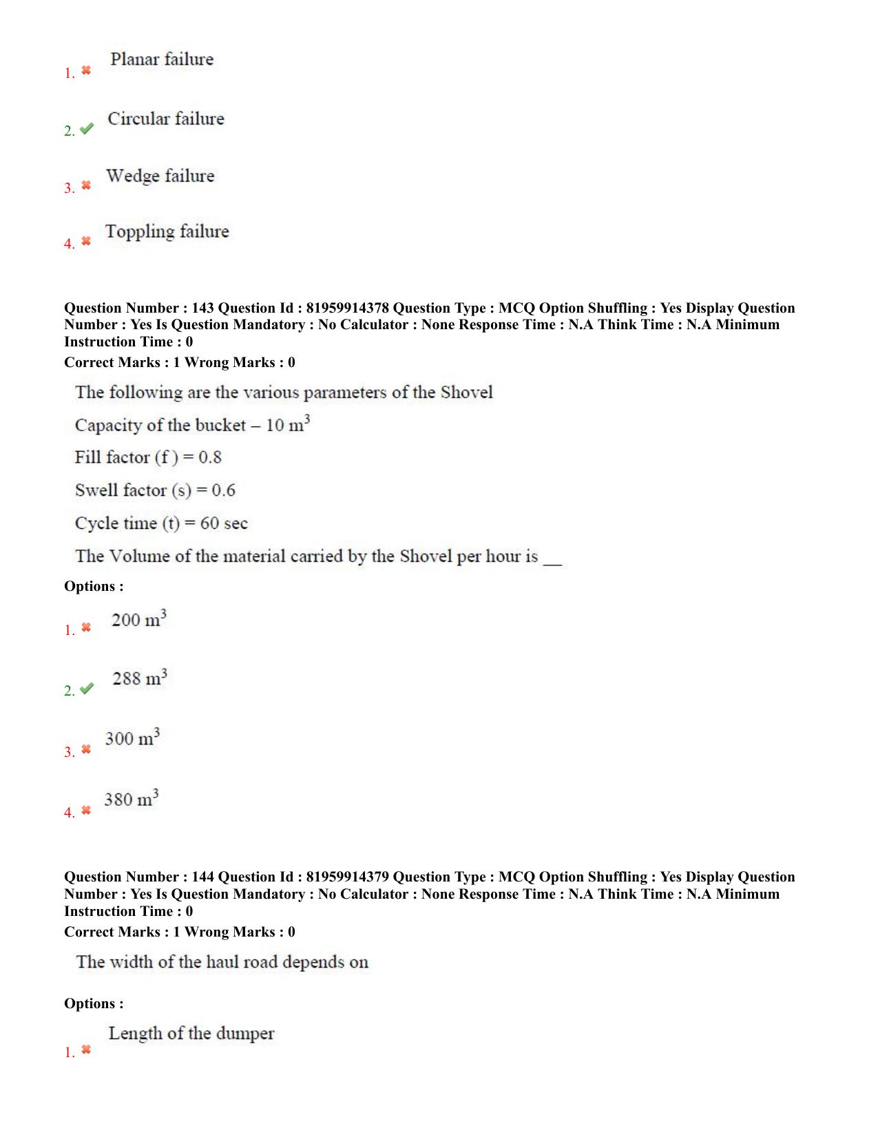 TS ECET 2022 Mining Engineering Question Paper - Page 65