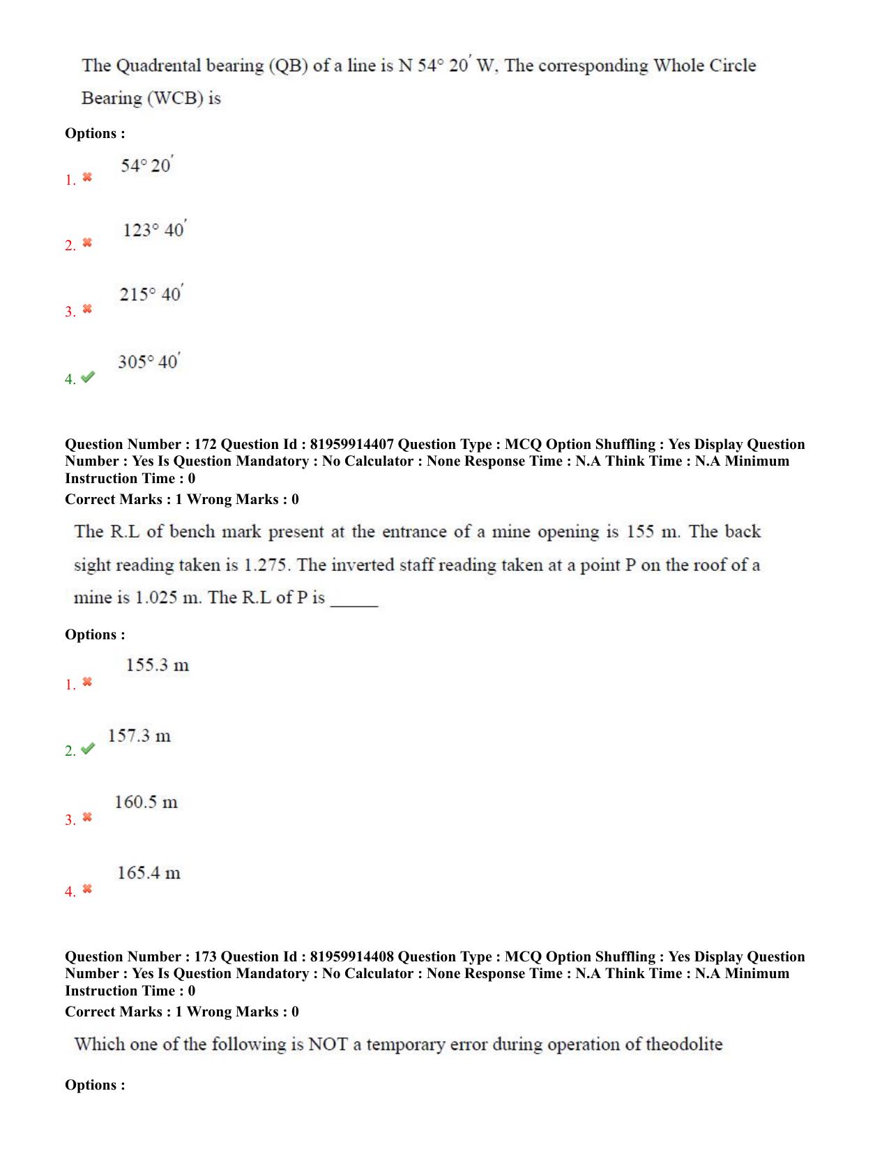 TS ECET 2022 Mining Engineering Question Paper - Page 77