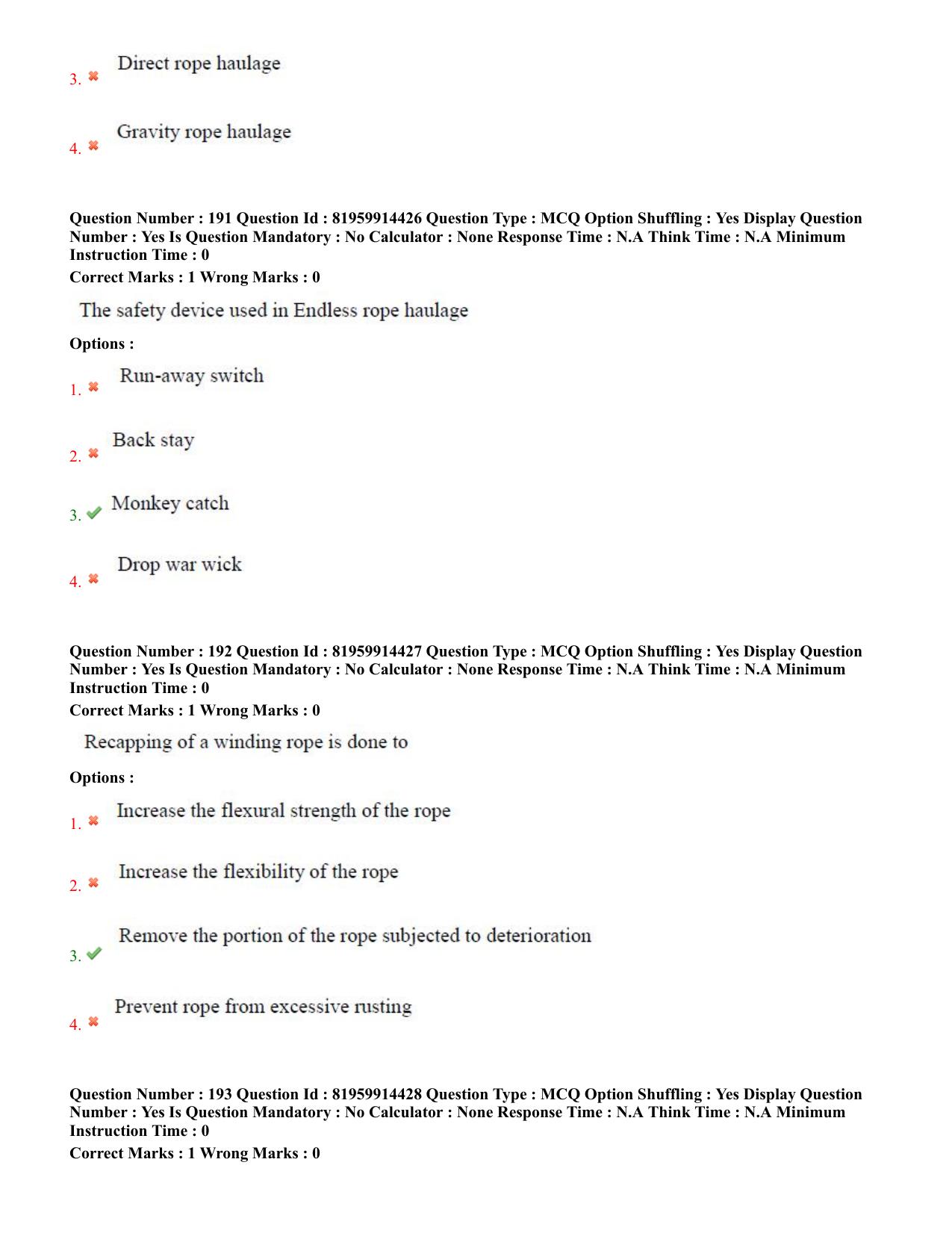 TS ECET 2022 Mining Engineering Question Paper - Page 85