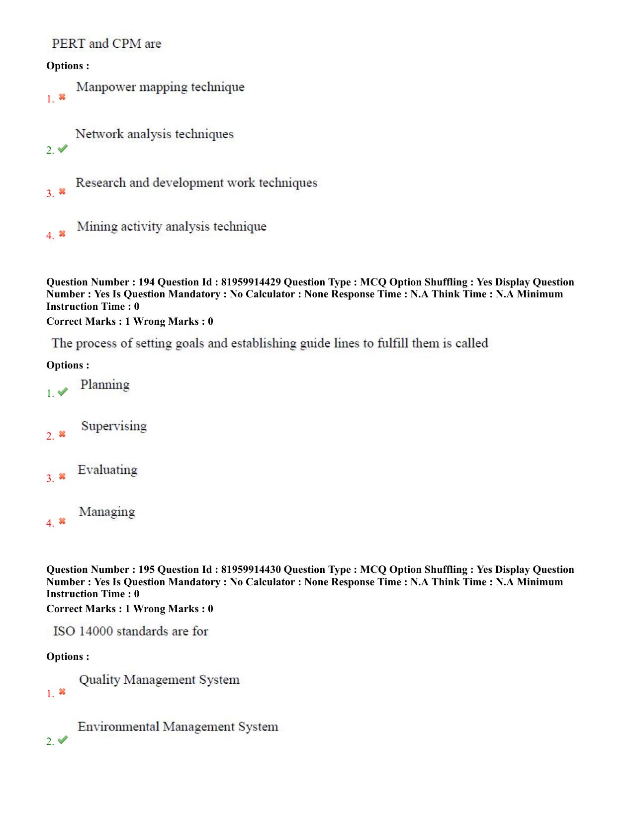 TS ECET 2022 Mining Engineering Question Paper - Page 86