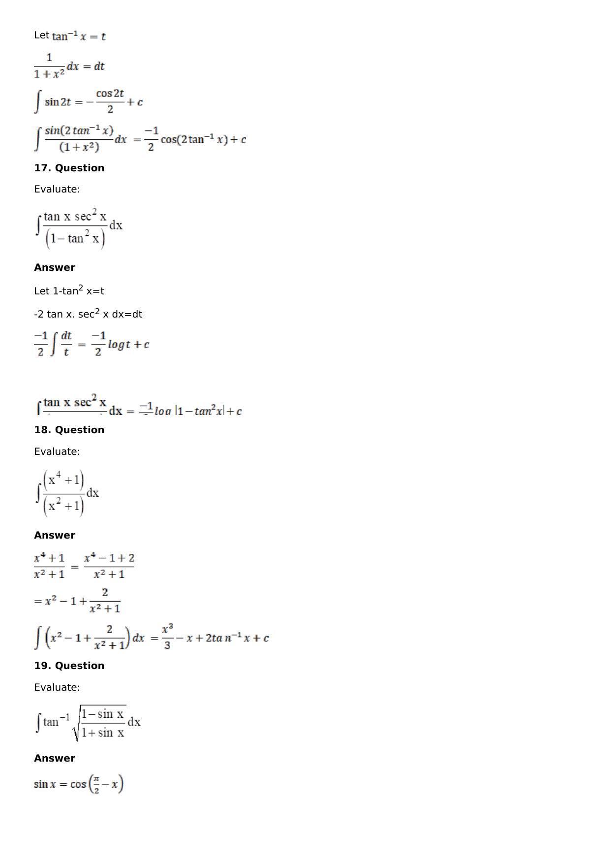 Chapter 15: Integration Using Partial Fractions Solutions: RS Aggarwal Class 12 Solutions  - Page 51