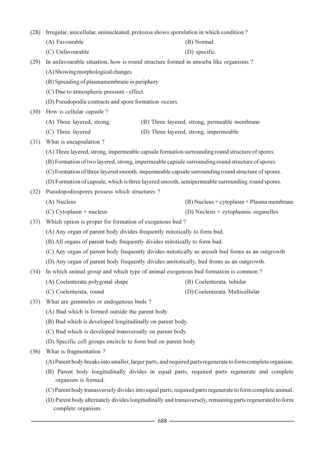 GSEB HSC Biology Question Paper (English Medium)- Chapter 33 - Page 6