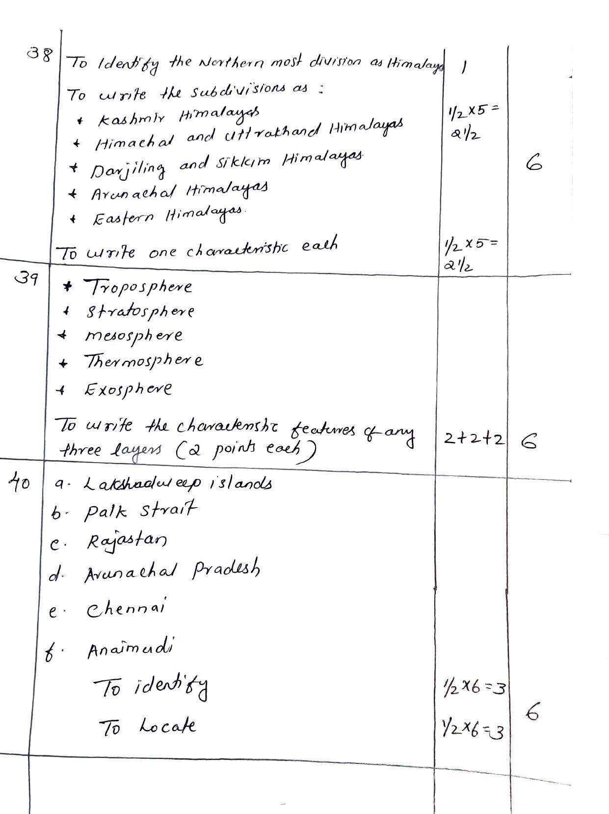 Kerala Plus One (Class 11th) Geography Answer Key 2021 - Page 8