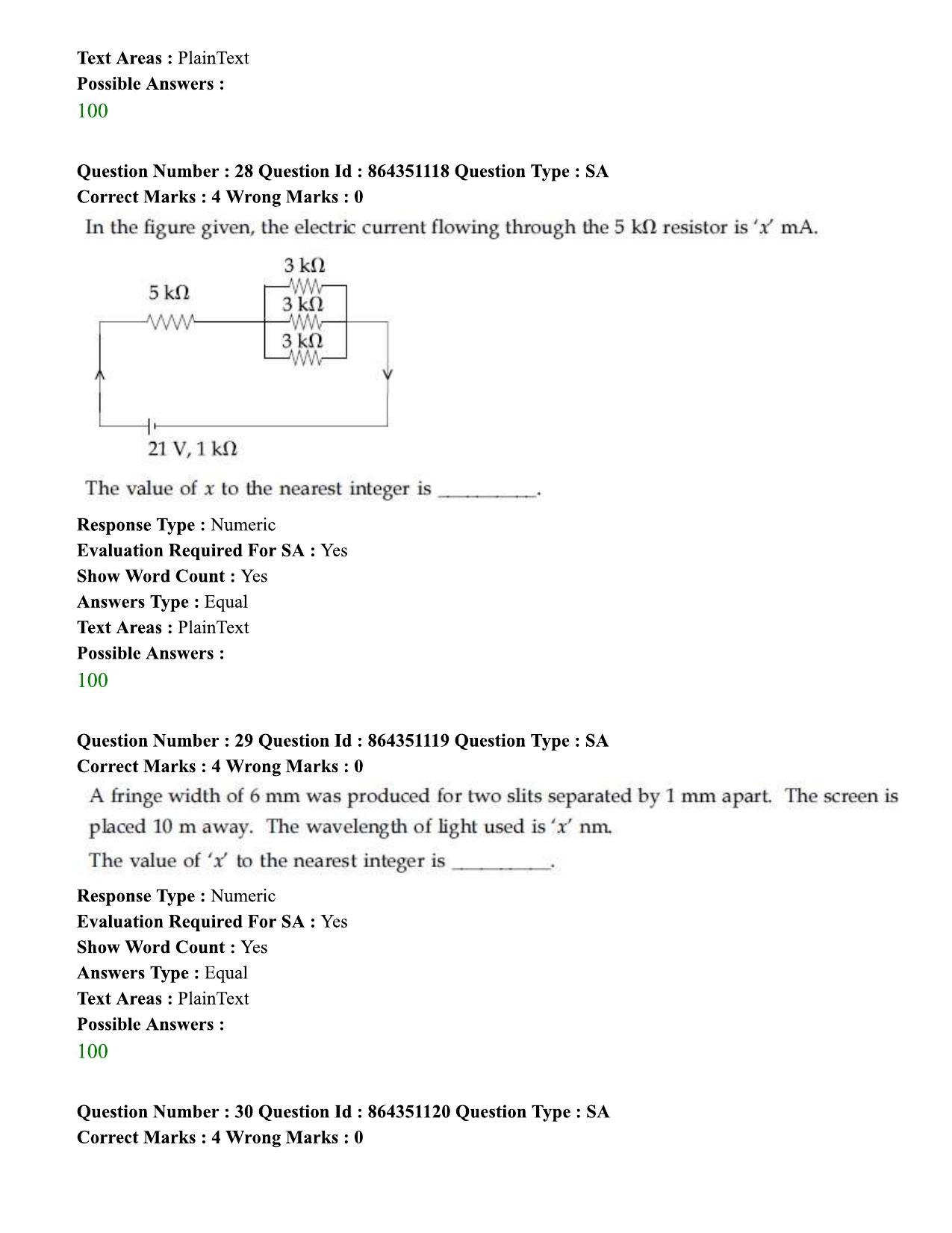 JEE Mains 2021: BTech (Shift 1) 16-03-2021 Question Paper - Page 18