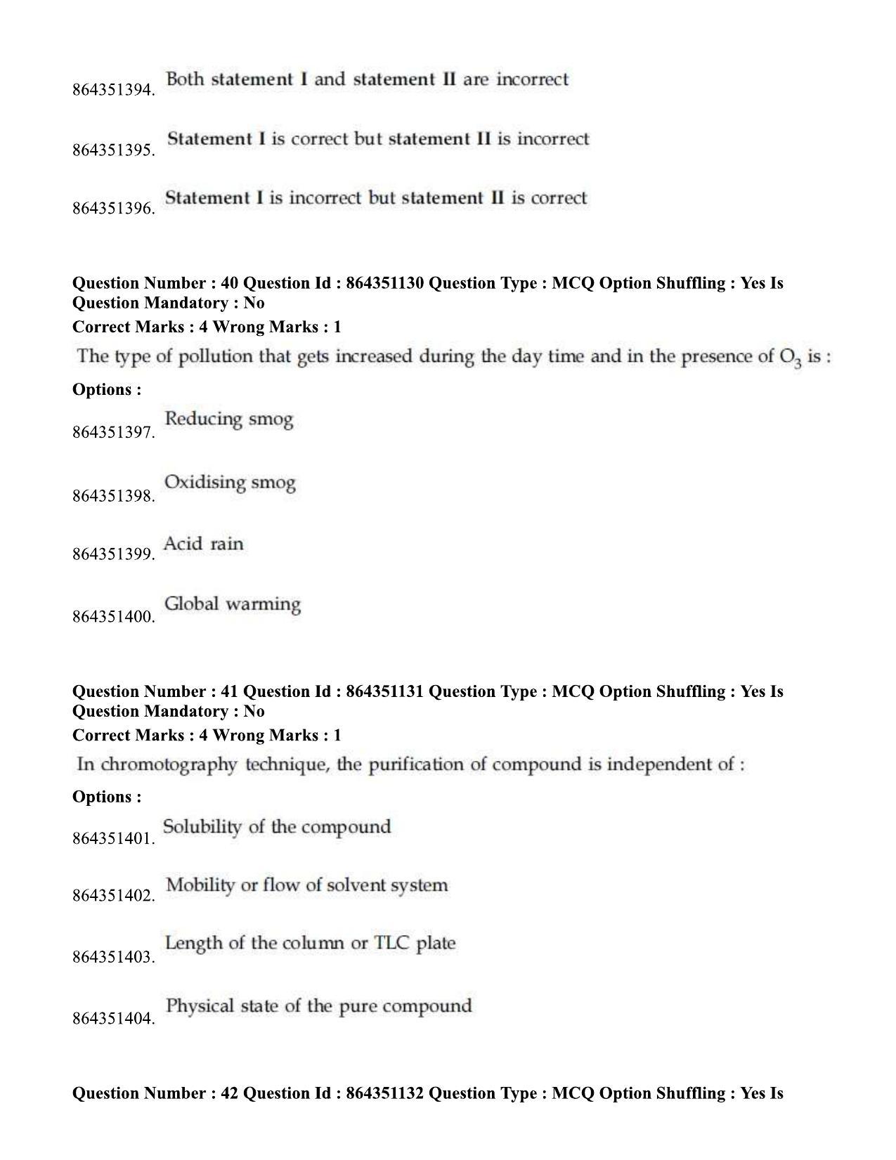 JEE Mains 2021: BTech (Shift 1) 16-03-2021 Question Paper - Page 24