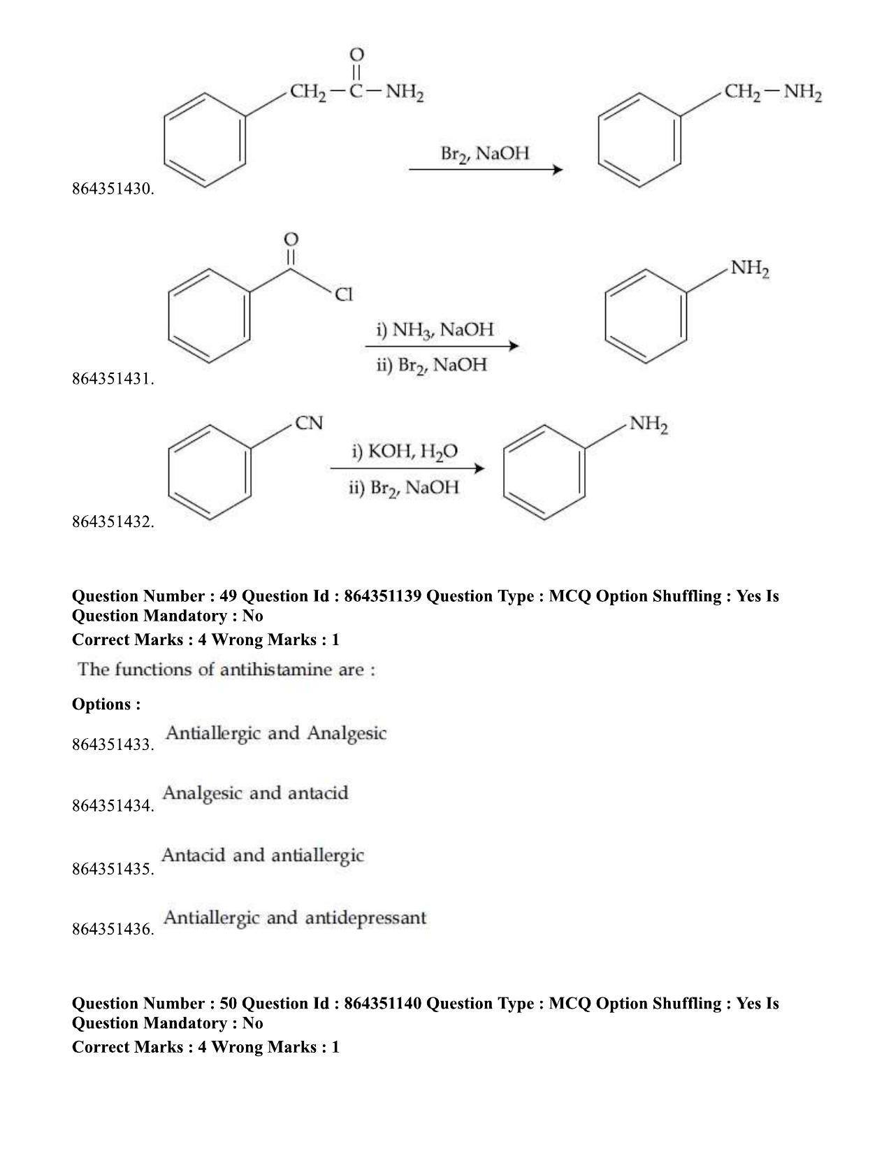 JEE Mains 2021: BTech (Shift 1) 16-03-2021 Question Paper - Page 30