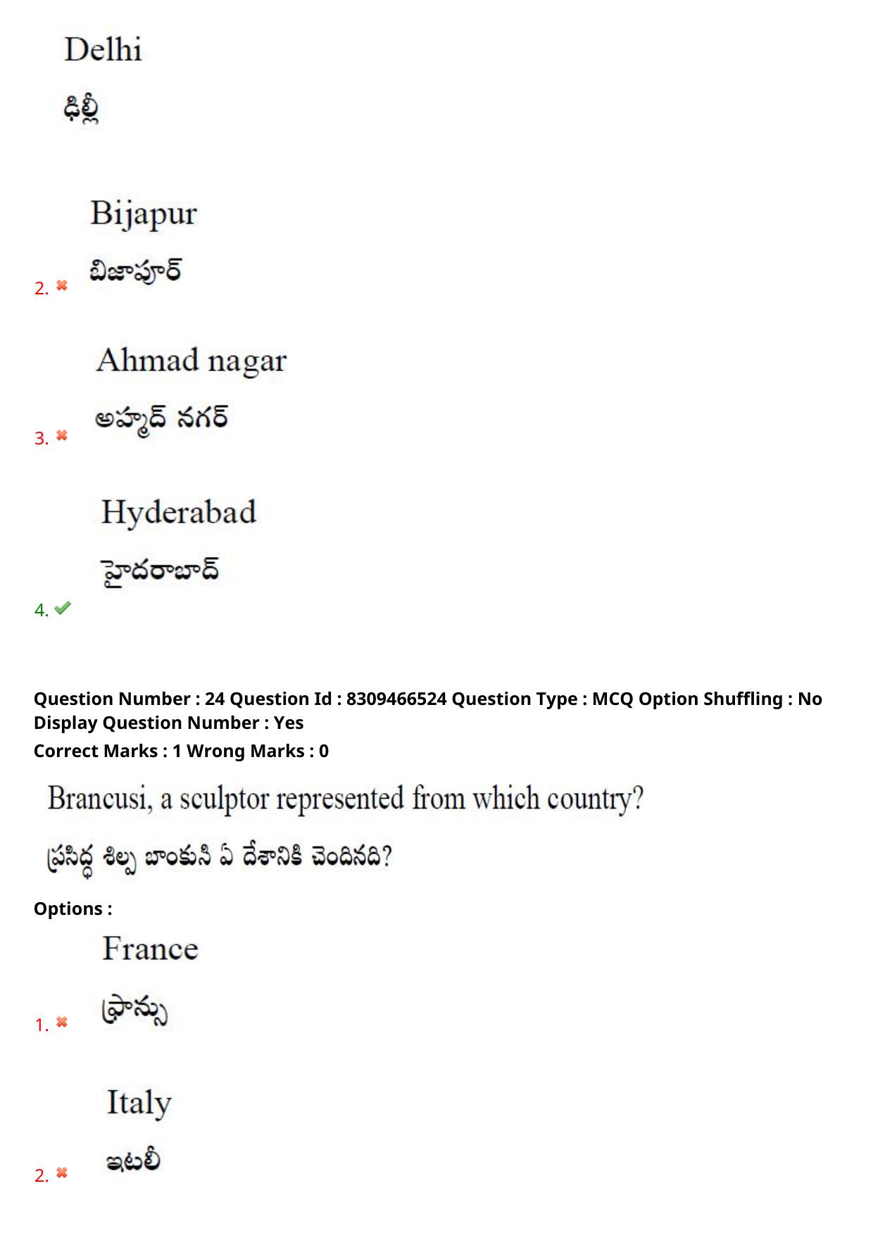 APPGCET 2024 B.F.A. Paper with Answer Key - Page 20
