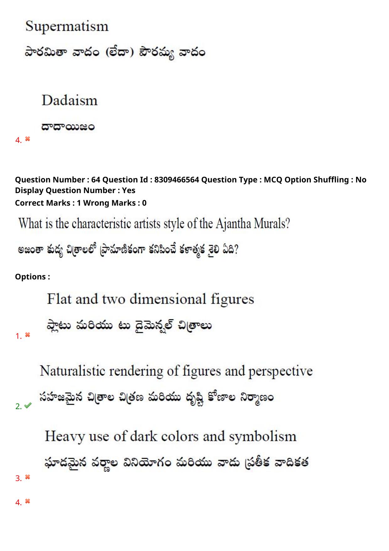 APPGCET 2024 B.F.A. Paper with Answer Key - Page 52