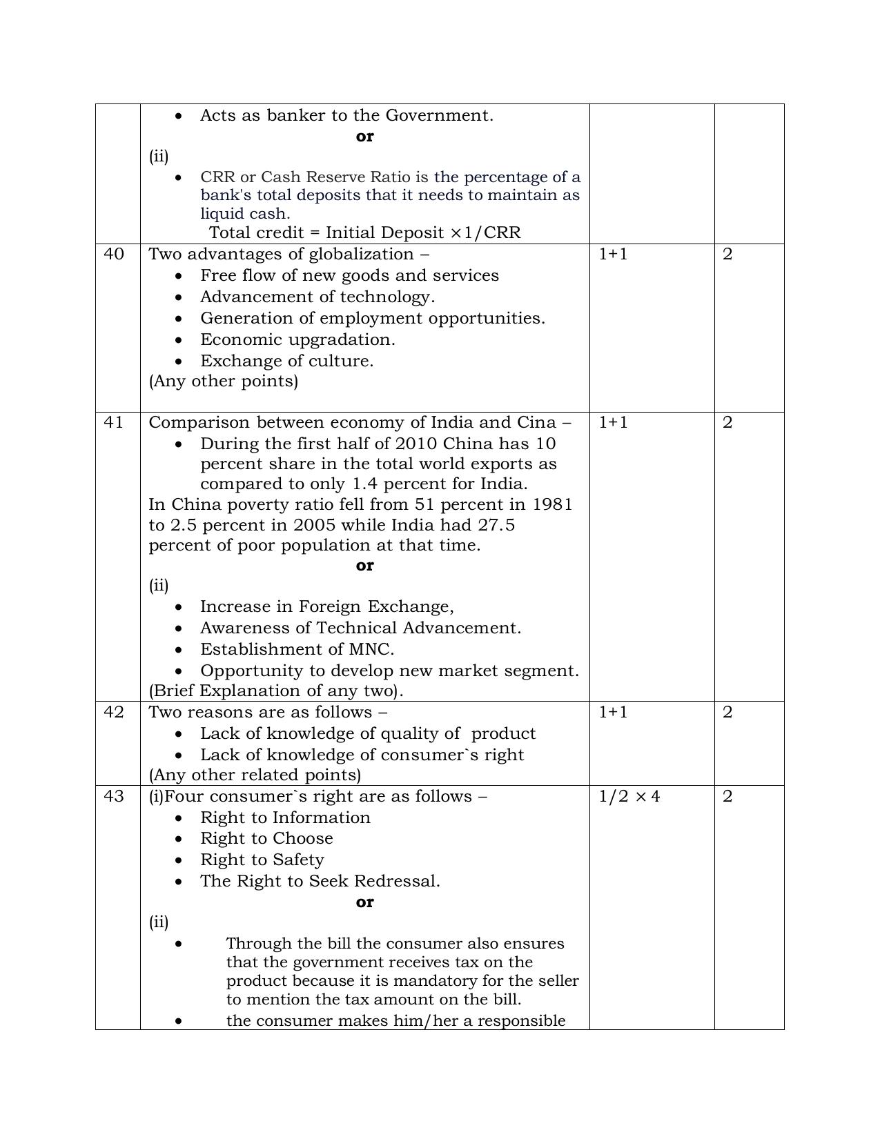 NIOS Class 10 Economics (214) Sample Paper - Page 13