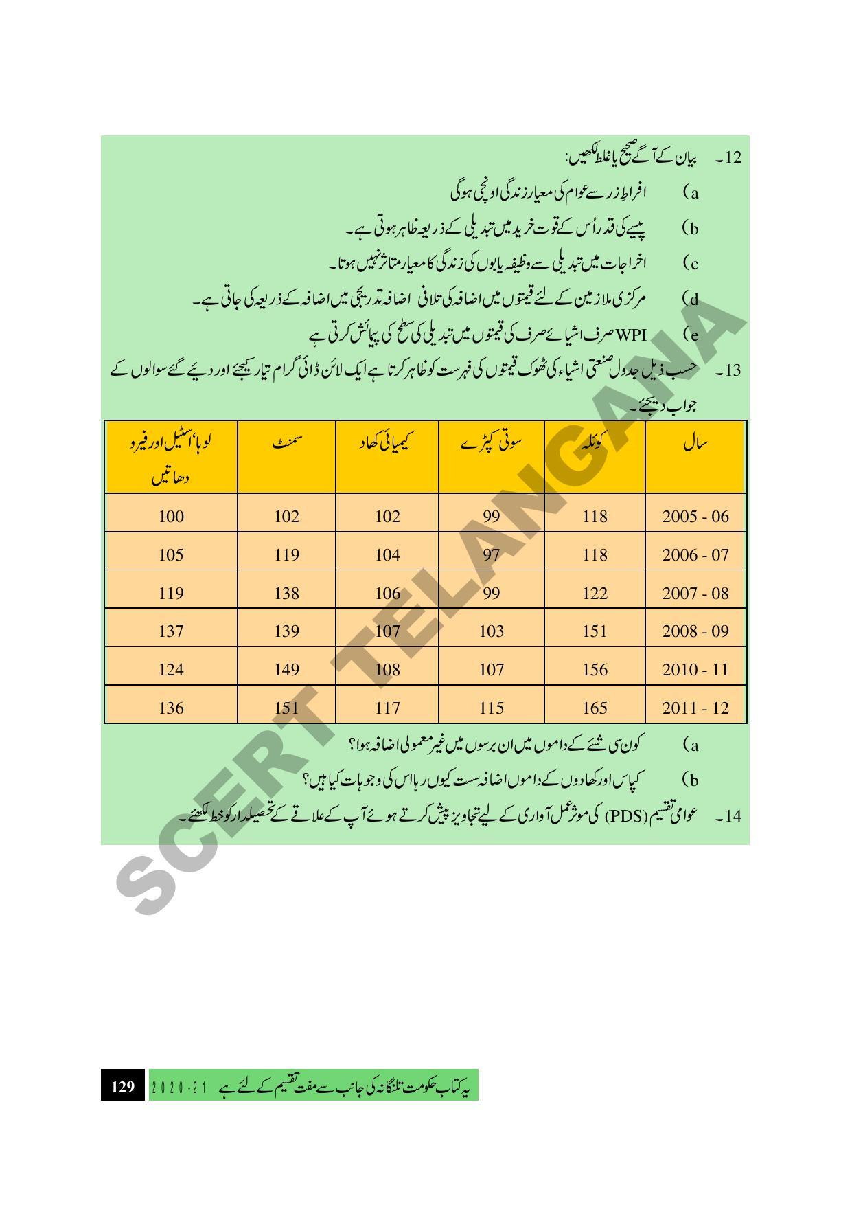TS SCERT Class 9 Social Science (Urdu Medium) Text Book - Page 141