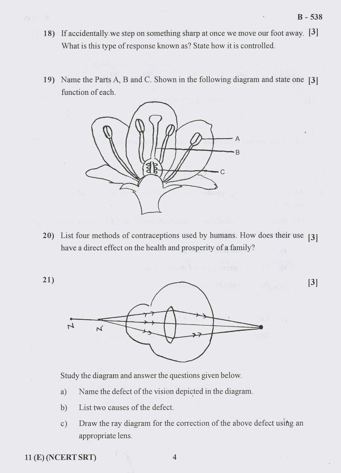 Gujarat Board Class 10th Question Paper 2018 - 11 Sc. & Tech-NCERT SRT (10th) - Page 4