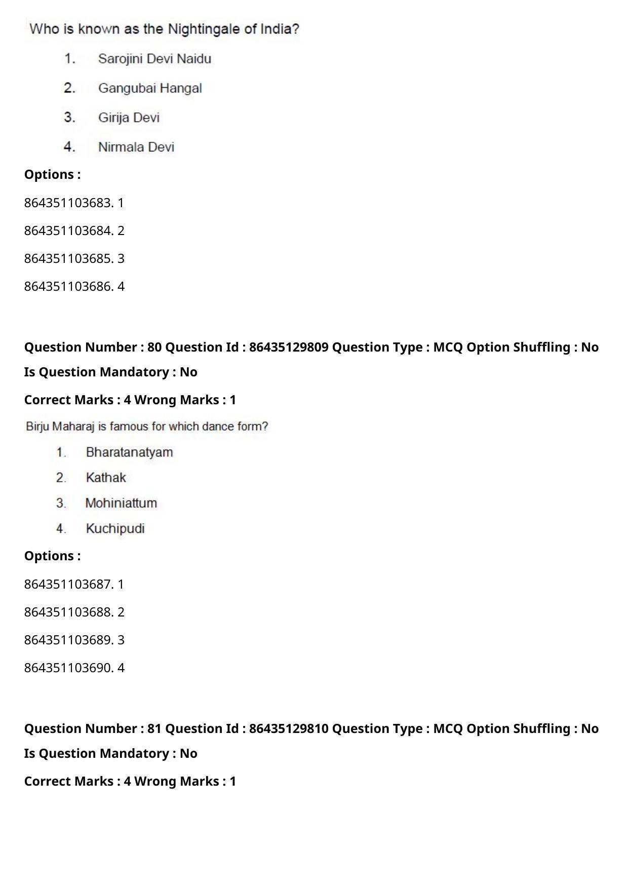 CUET PG 2021 PGQP12 Question Paper - Page 42