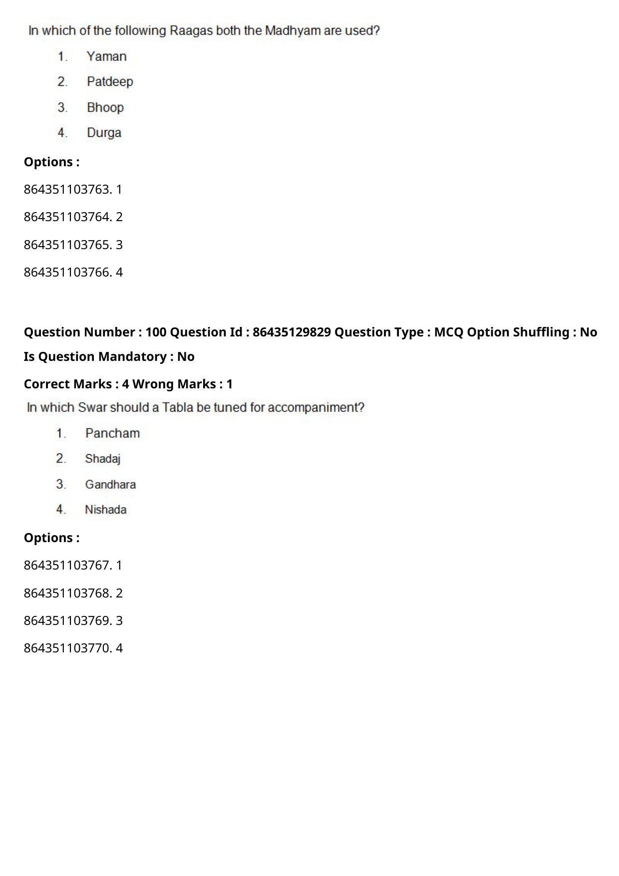CUET PG 2021 PGQP12 Question Paper - Page 52