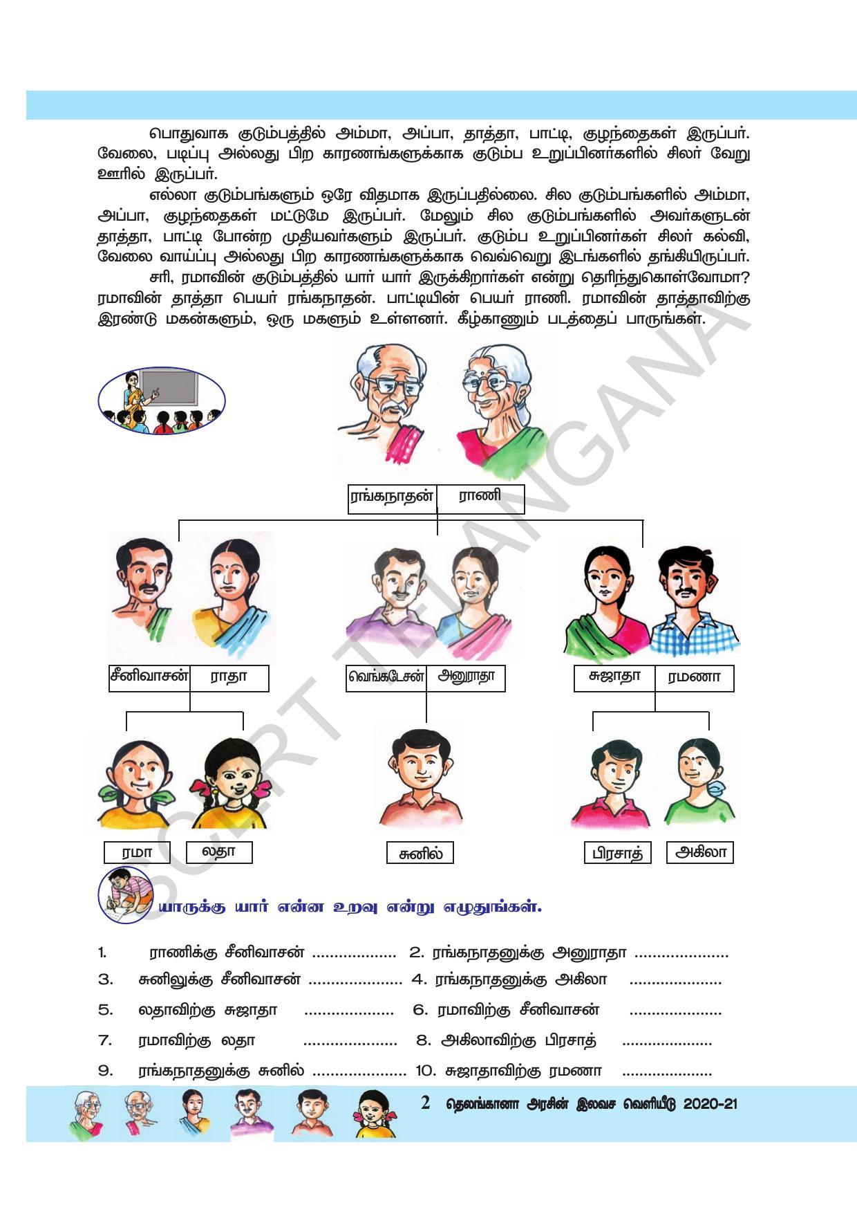 TS SCERT Class 3 Environmental Science  (Tamil Medium) Text Book - Page 13