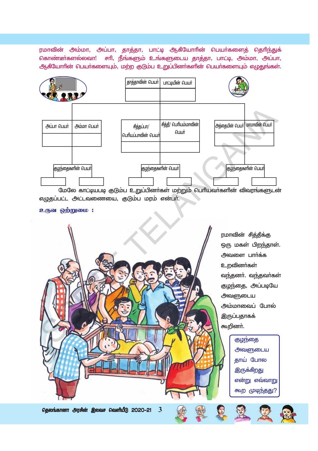 TS SCERT Class 3 Environmental Science  (Tamil Medium) Text Book - Page 14