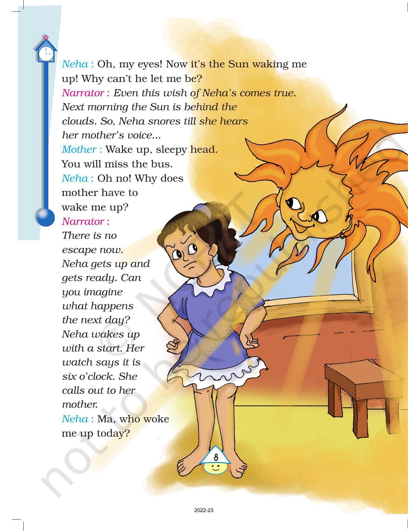 NCERT Book for Class 4 English Chapter 2 Neha’s Alarm Clock - Page 8